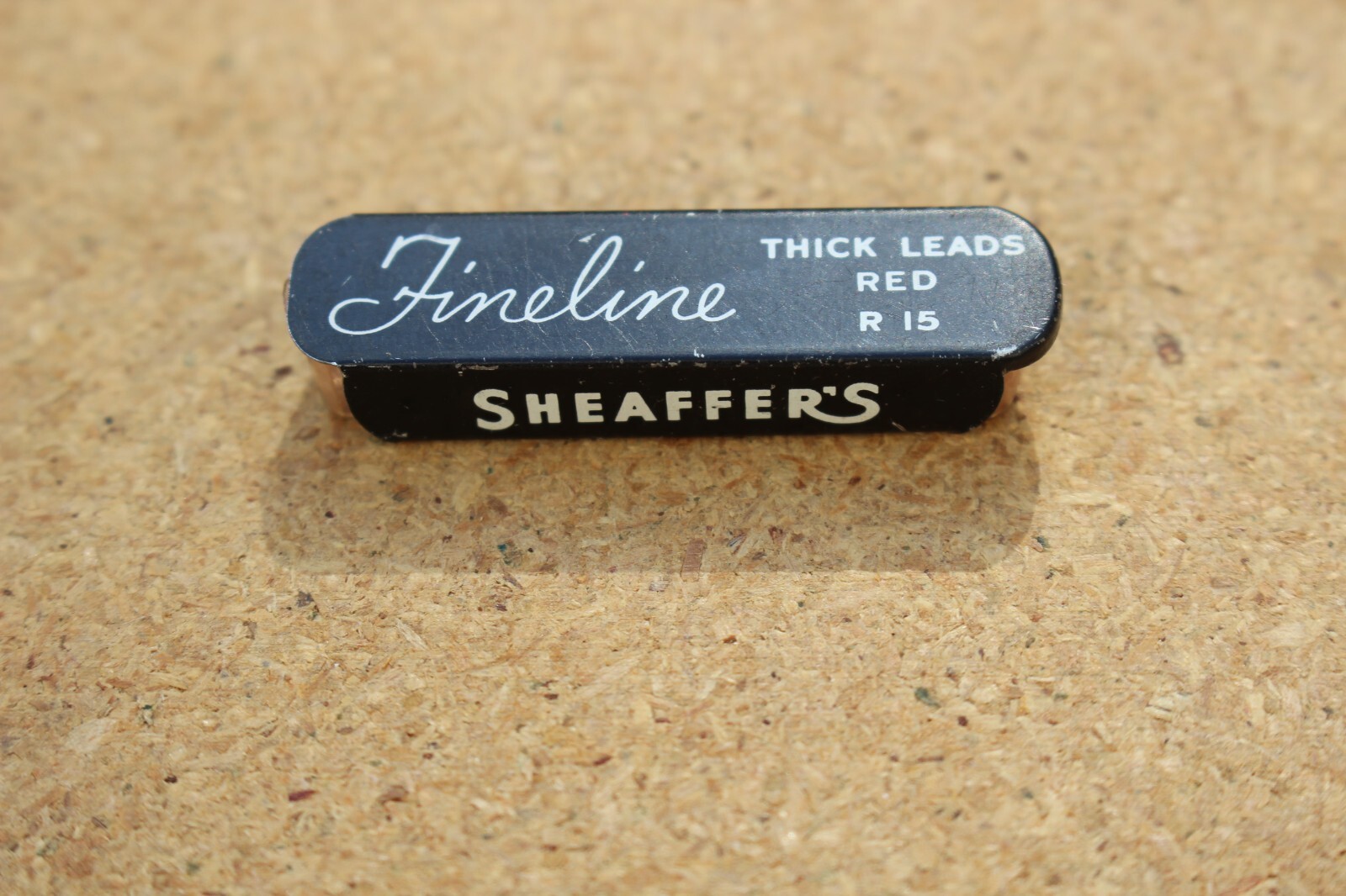 Vintage Sheaffer’s Fineline Thick Red Leads R 15 – 5 In Original Tin