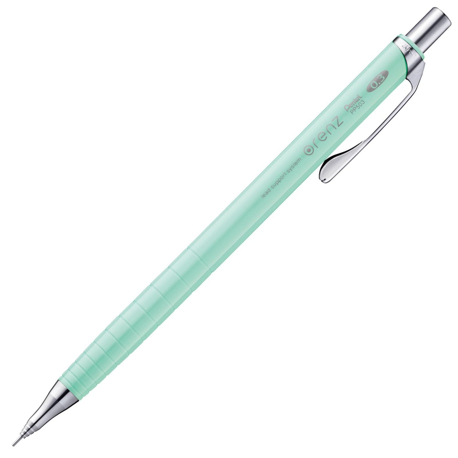 Mint Green 0.3mm Mechanical Pencil Blister Pack Innovative Lead Protection