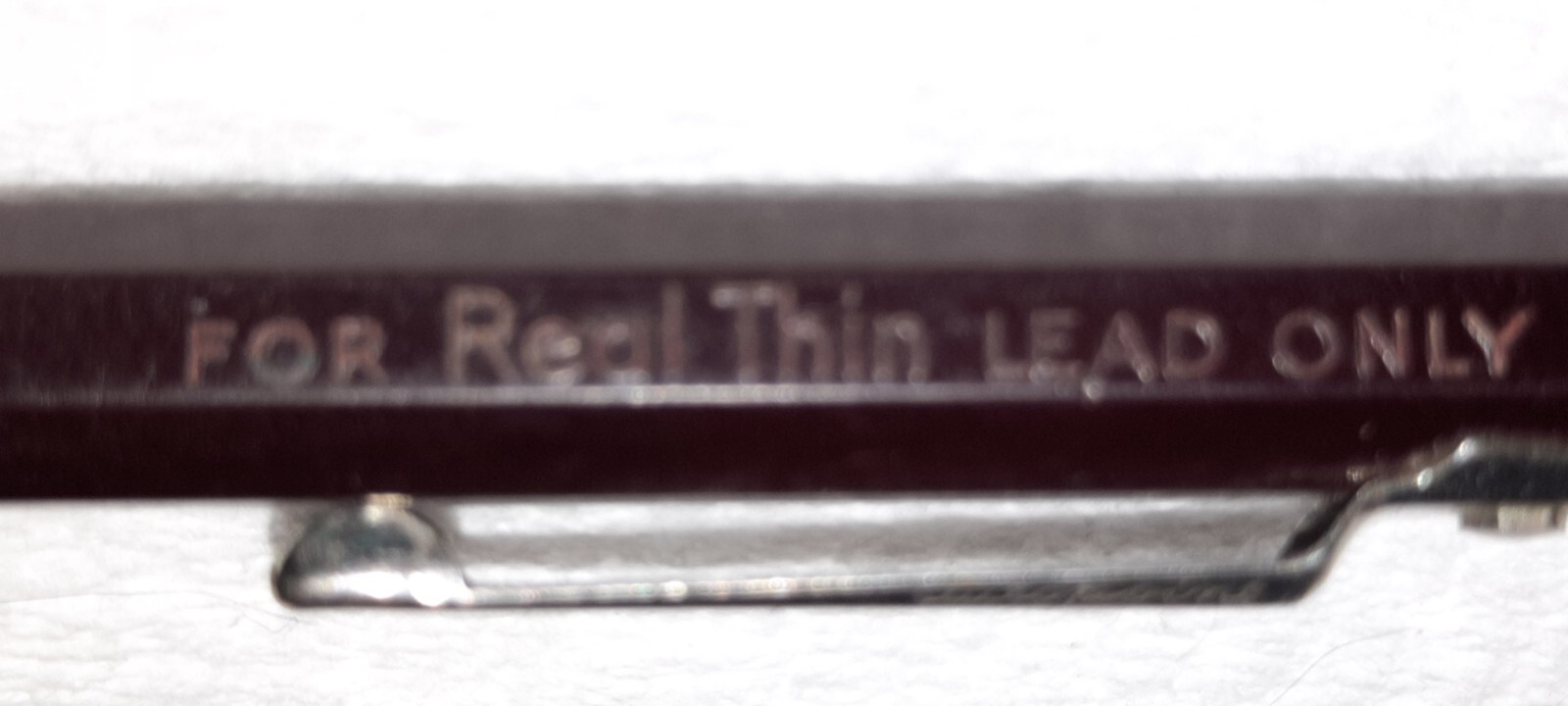 “AUTOPOINT…*For Real Thin Lead Only” Brown & Black/Chrome Trim Working Pencil
