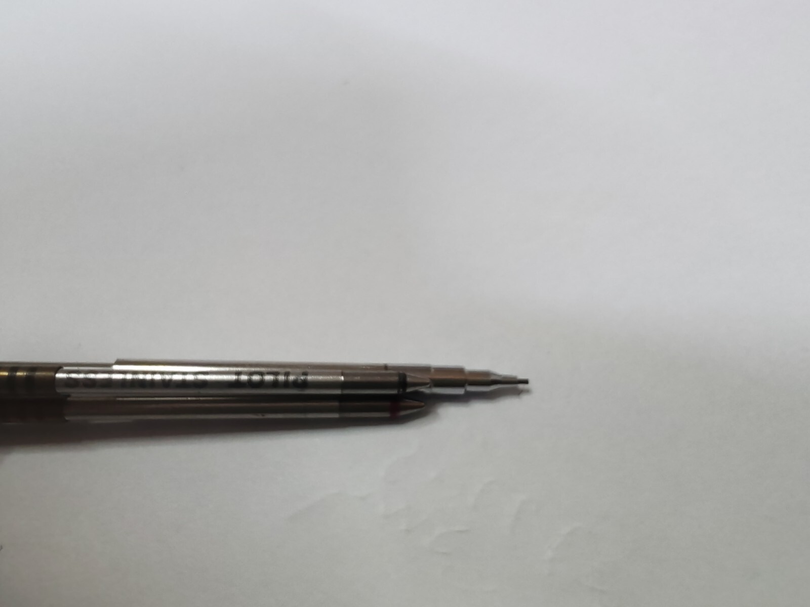 Pilot Vtg New Etched 2+1 Multi Function Mechanical Pencil,Red&Black Pen Japan