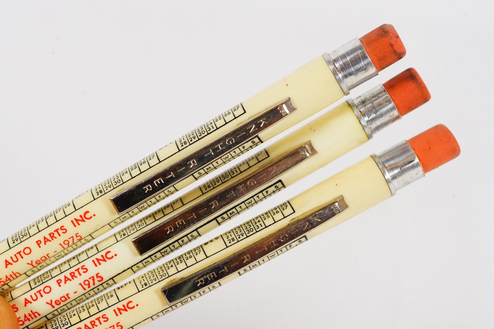 Knight Riter Mechanical Pencils Vintage Stull Brothers Auto Parts Advertising