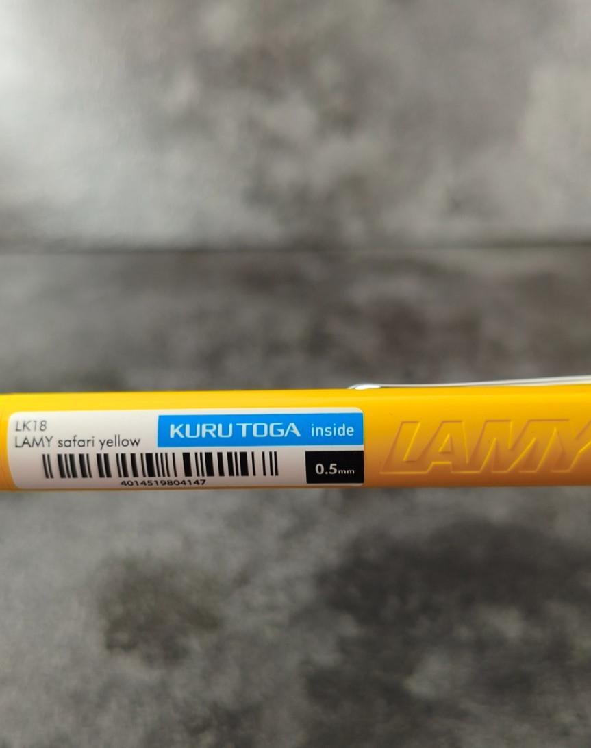 LAMY x Kuru Toga Vista Yellow Mechanical Pencil Gift Set Pen Case Japan