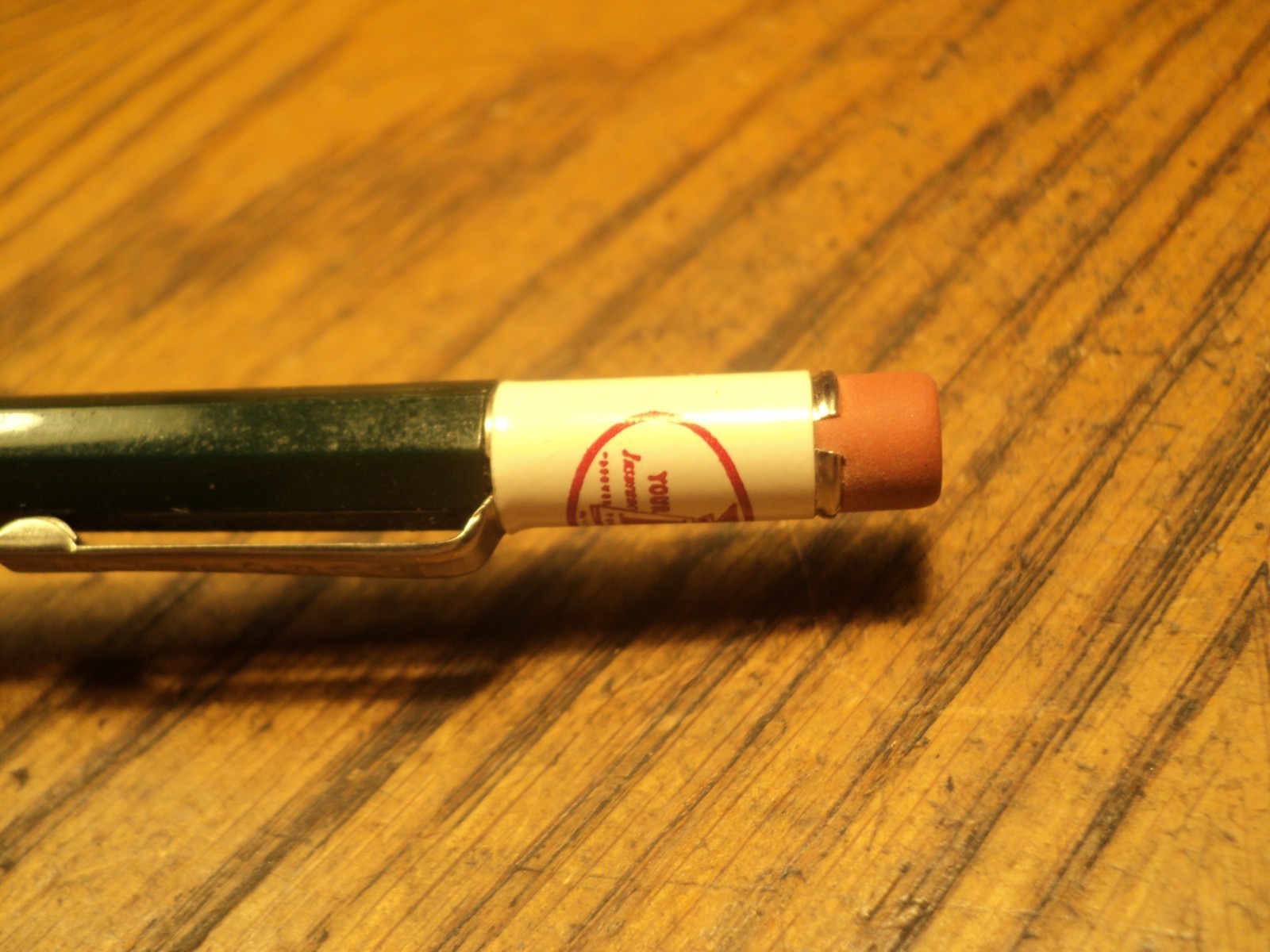 Vintage Durolite Mechanical Pencil Burt Elder Insurance Elkhart 5-5/8″ Long USA
