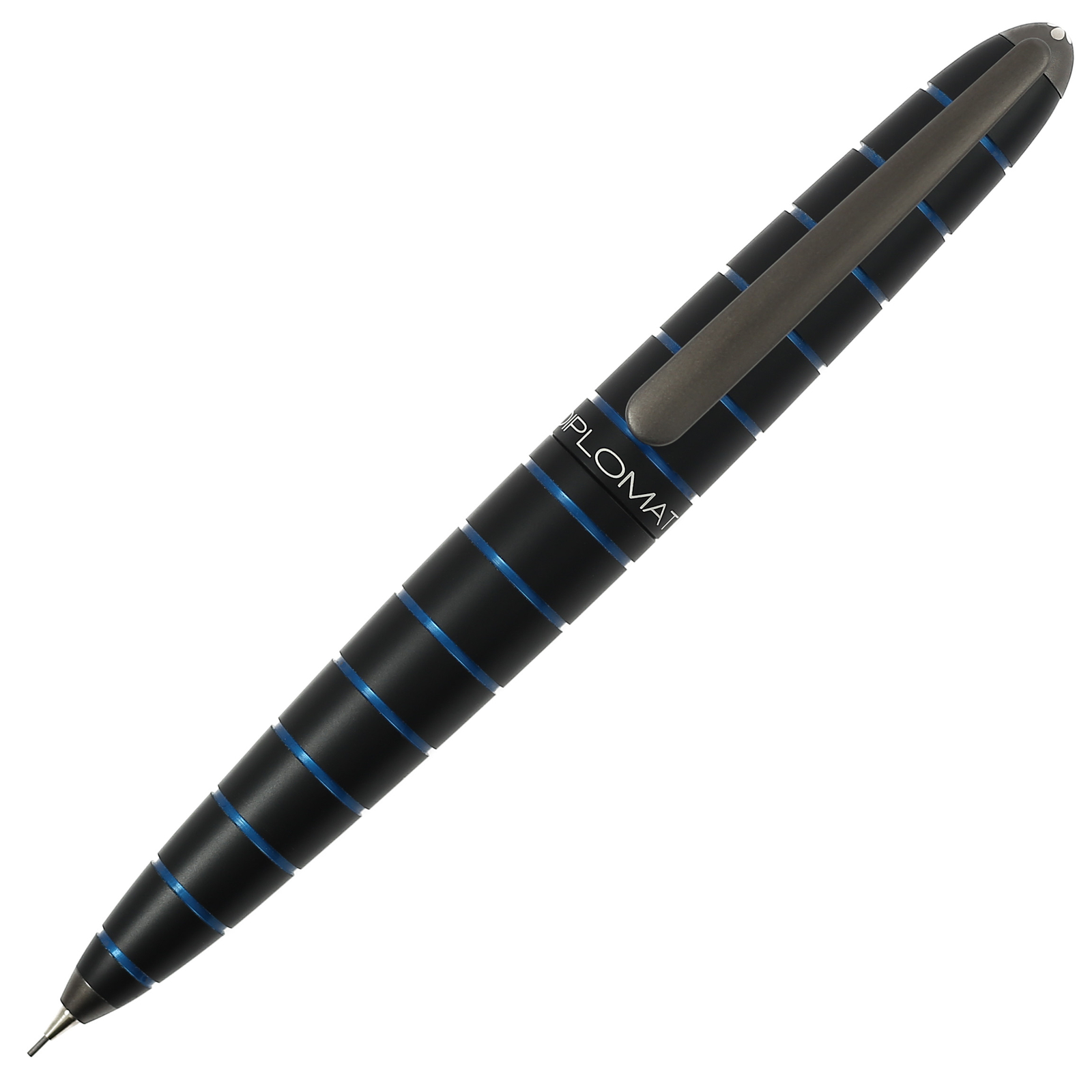 Diplomat Elox Ring Mechanical Pencil 0.7 mm Black Blue