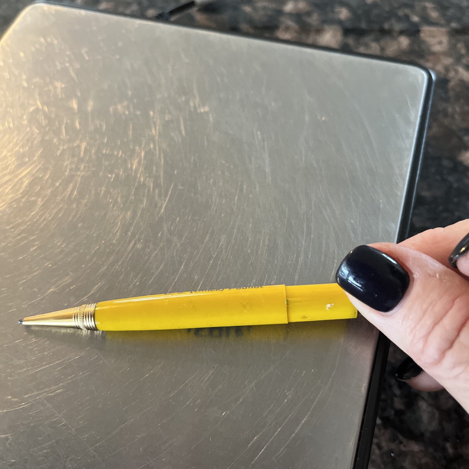 Vintage Mini Mechanical Pencil Advertising Calf Ween -C.J. (Chick) Pouliot