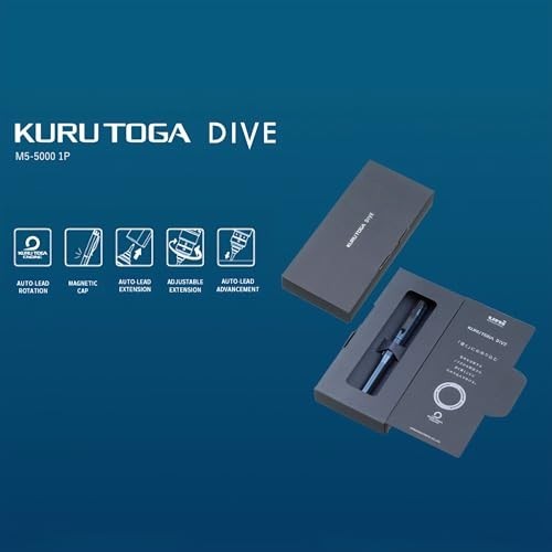 Mitsubishi Uni Kuru Toga Dive Mechanical Pencil Limited Edition Aurora Purple