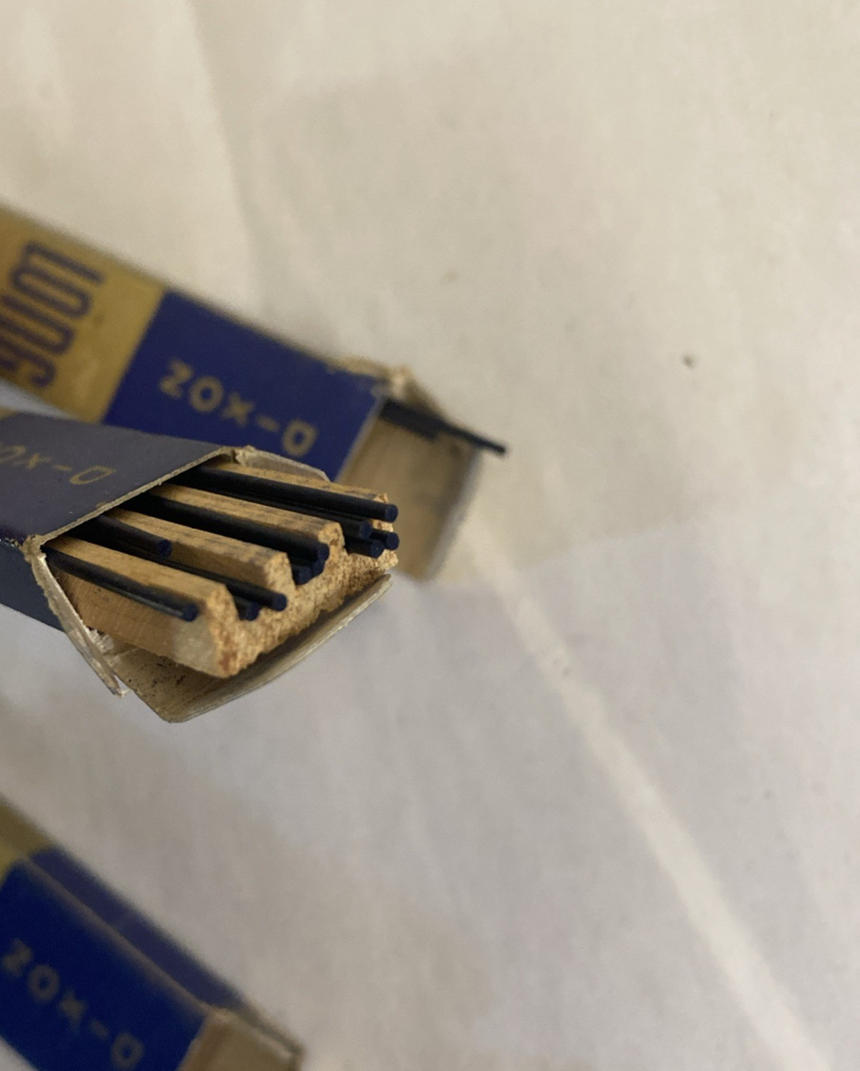 Lot of 3 Vintage DIXON 1.1mm BLUE Mechanical Pencil Lead USA