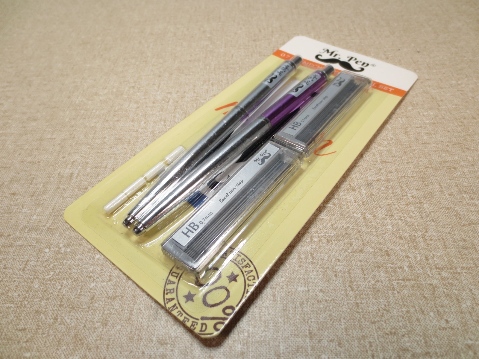 Mr. Pen Mechanical Pencils 0.7 Pack of 2 Metal Mechanical Pencil with Lead NOS