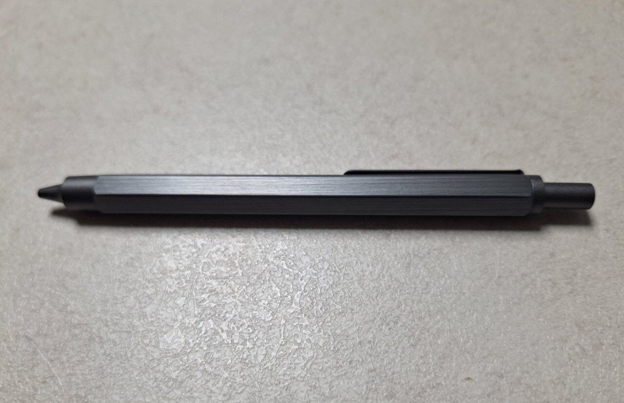 RHODIA Script Mechanical Pencil 0.5mm Silver hexagonal aluminum body Rodia shaft