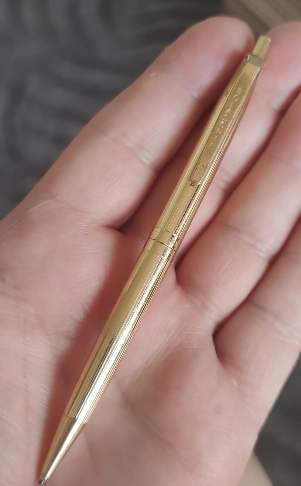 🔴BOLASCRIP Marked Walzgold Rolled Gold Mechanical Pencil – 1970s Germany🔴