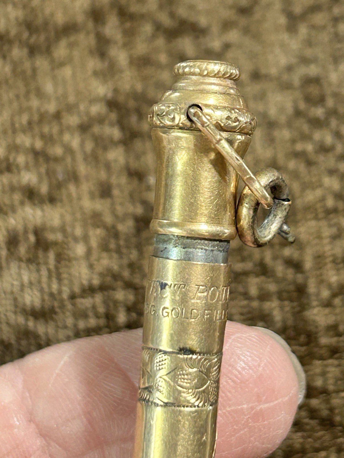 victorian gold filled mechanical pencils