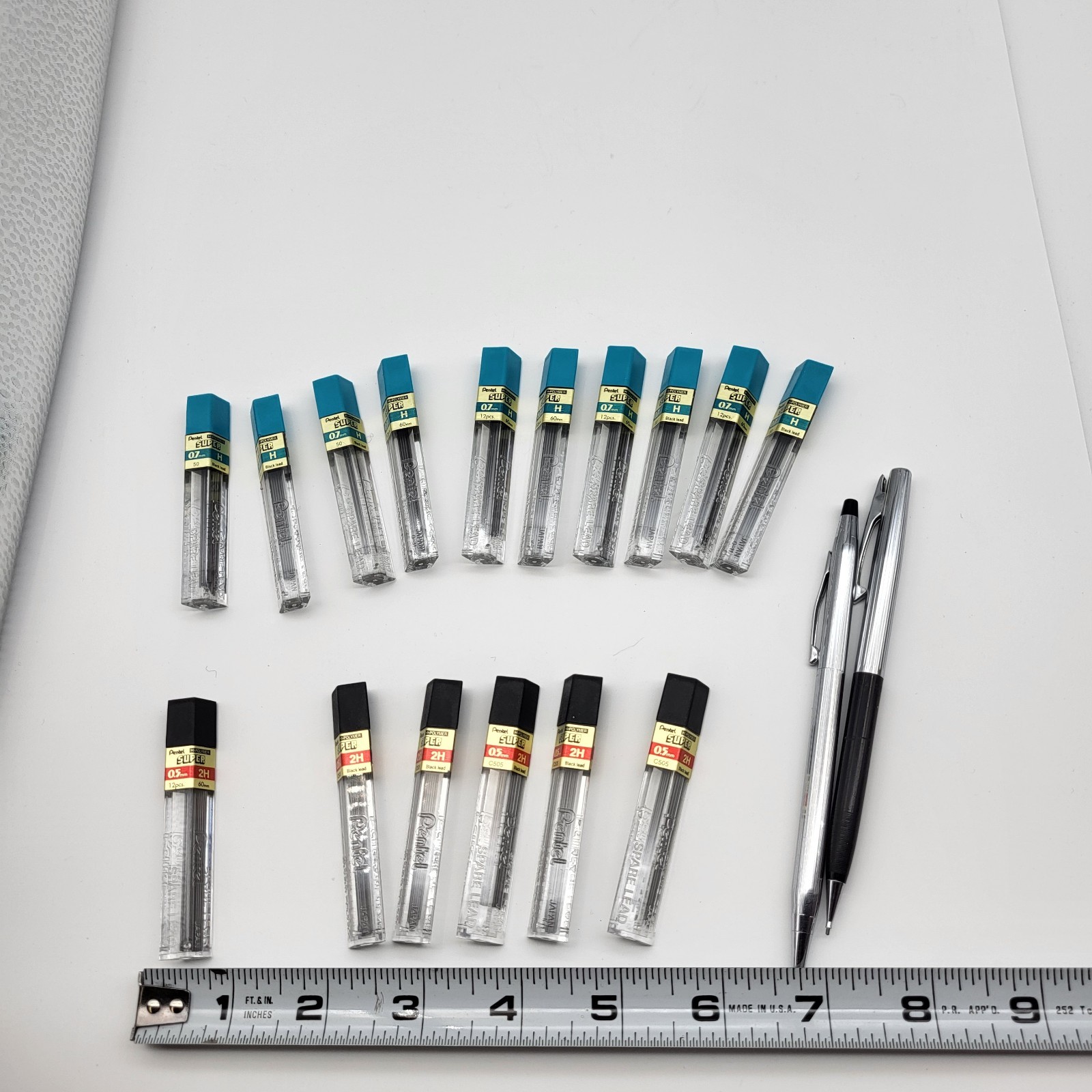 Vintage Mechanical Pencil & refillable pen lot Estate lot with Pentel leads