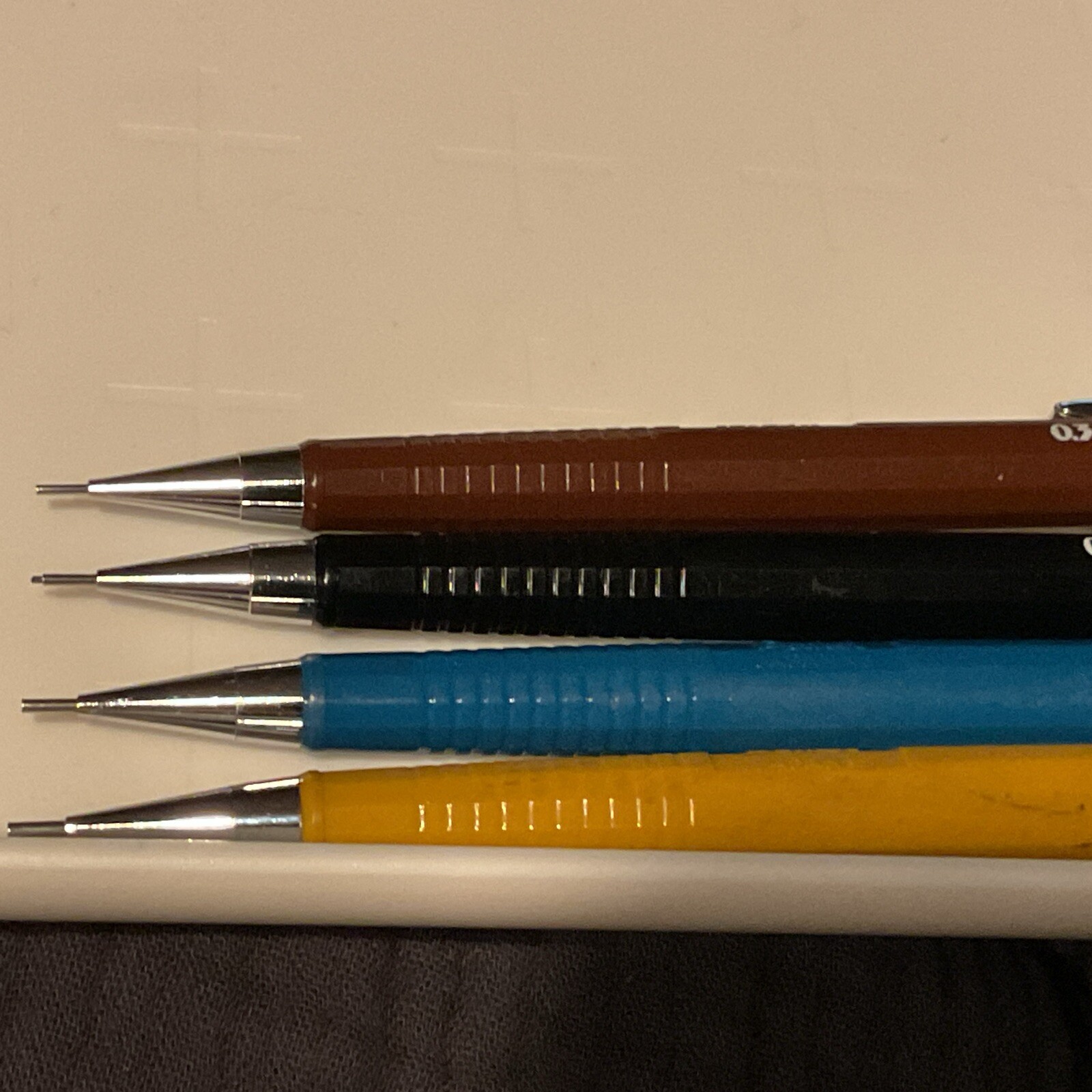 Lot of 4 Pentel Mechanical Pencils P209, P205, P207, P203 Japan Ref 34