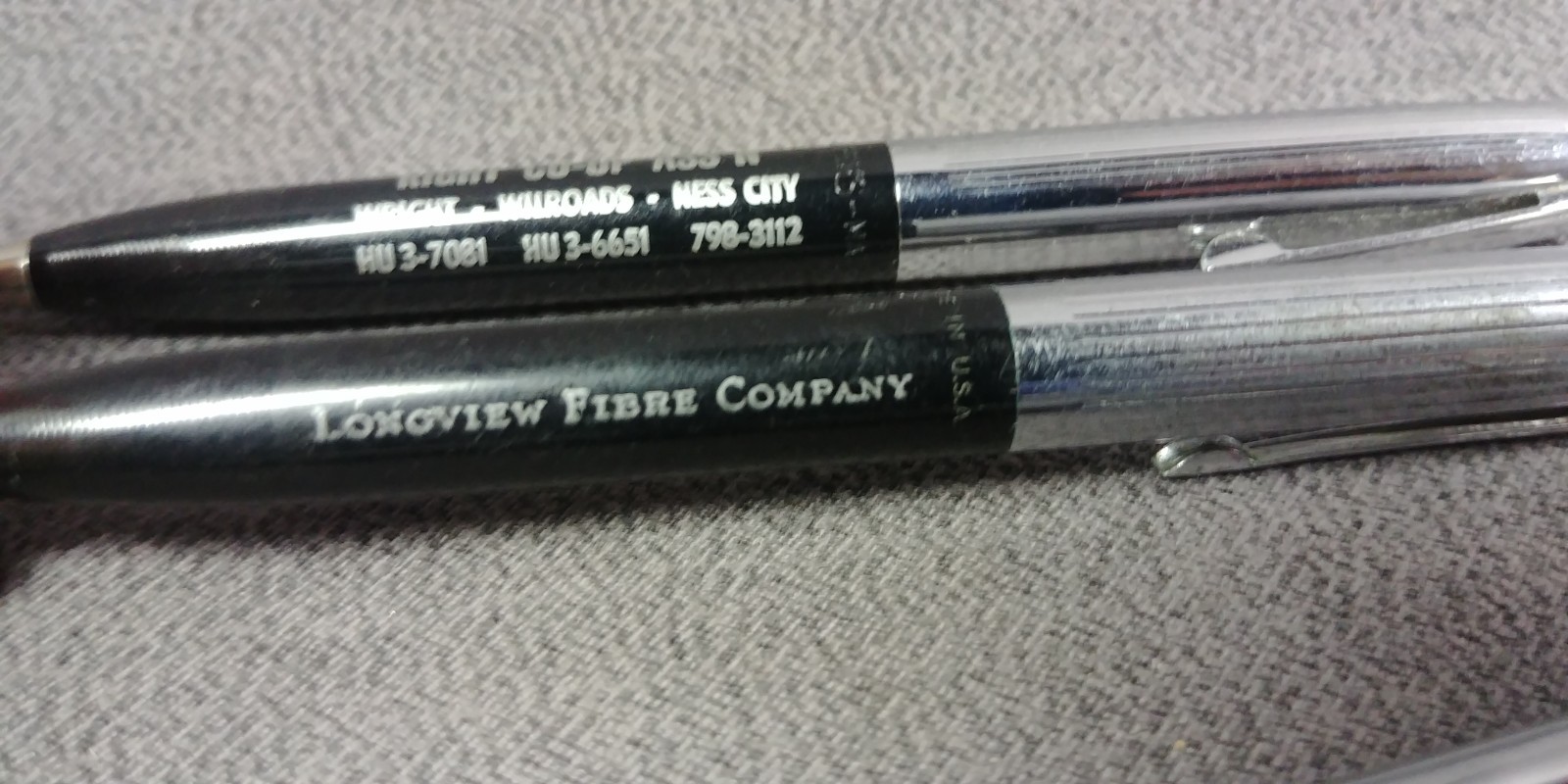 3 1950s+ Sheaffers Mechanical Pencil Right COOP Supply Service Longview Fibre