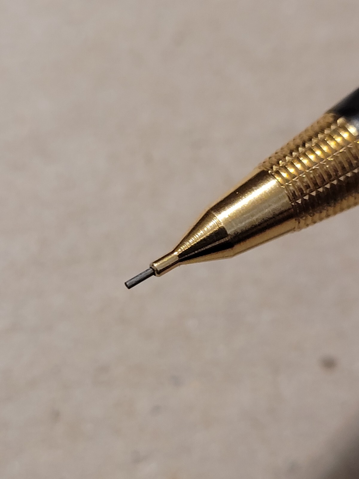 Caran d’Ache Fix Pencil 0.5mm Extremely Rare Discontinued Black & Gold EUC
