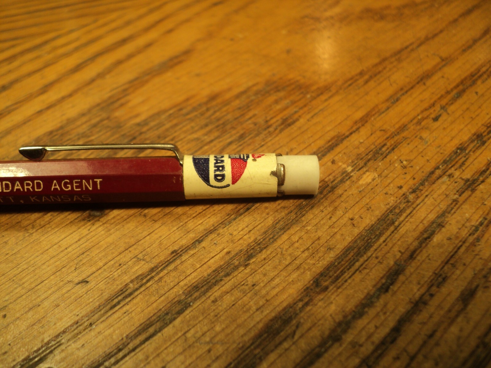 Vintage Autopoint Mechanical Pencil Standard Oil Pratt Kansas 5-5/8″ Long USA