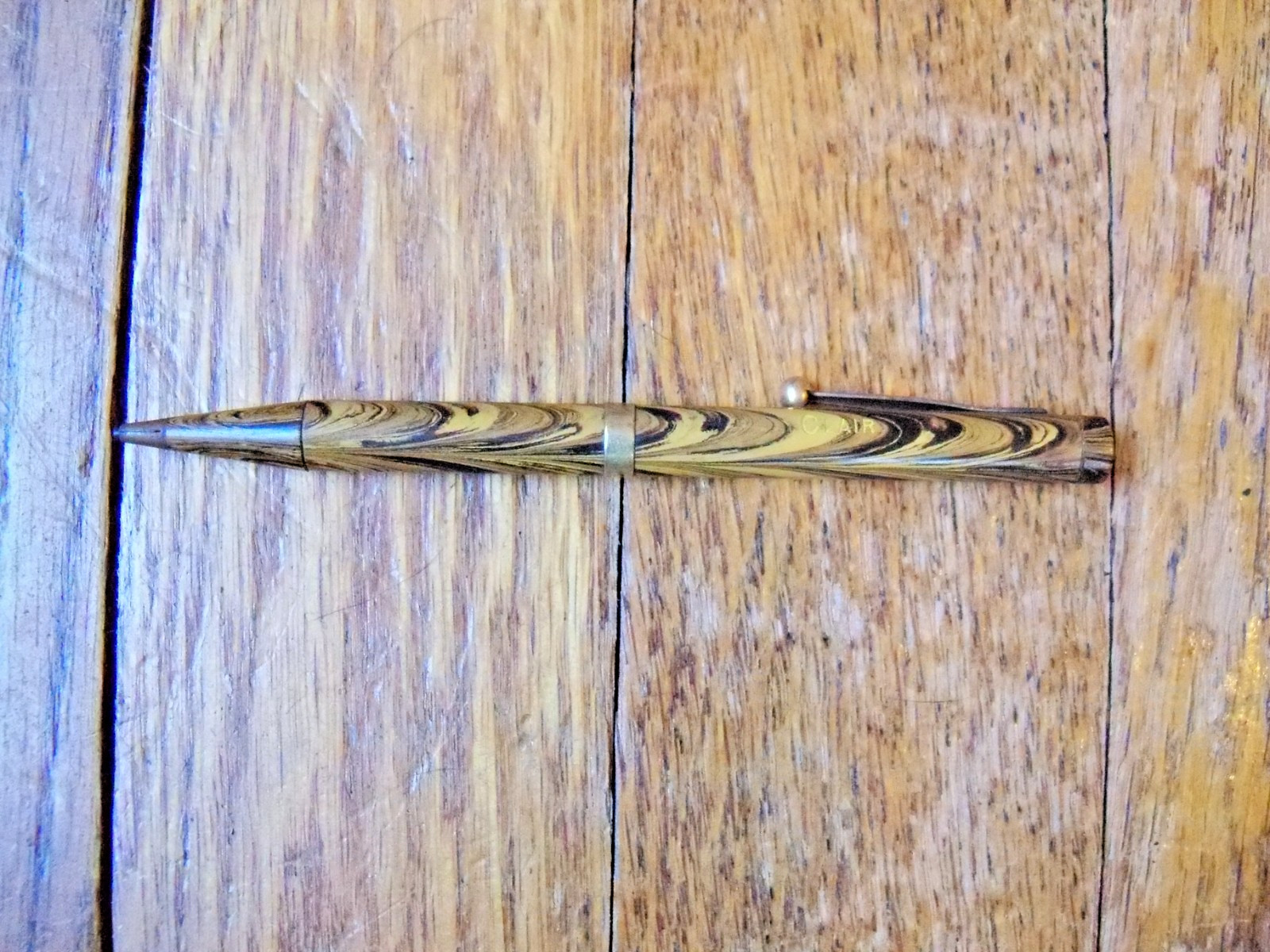 1920’s Waterman Olive Ripple Mechanical Pencil