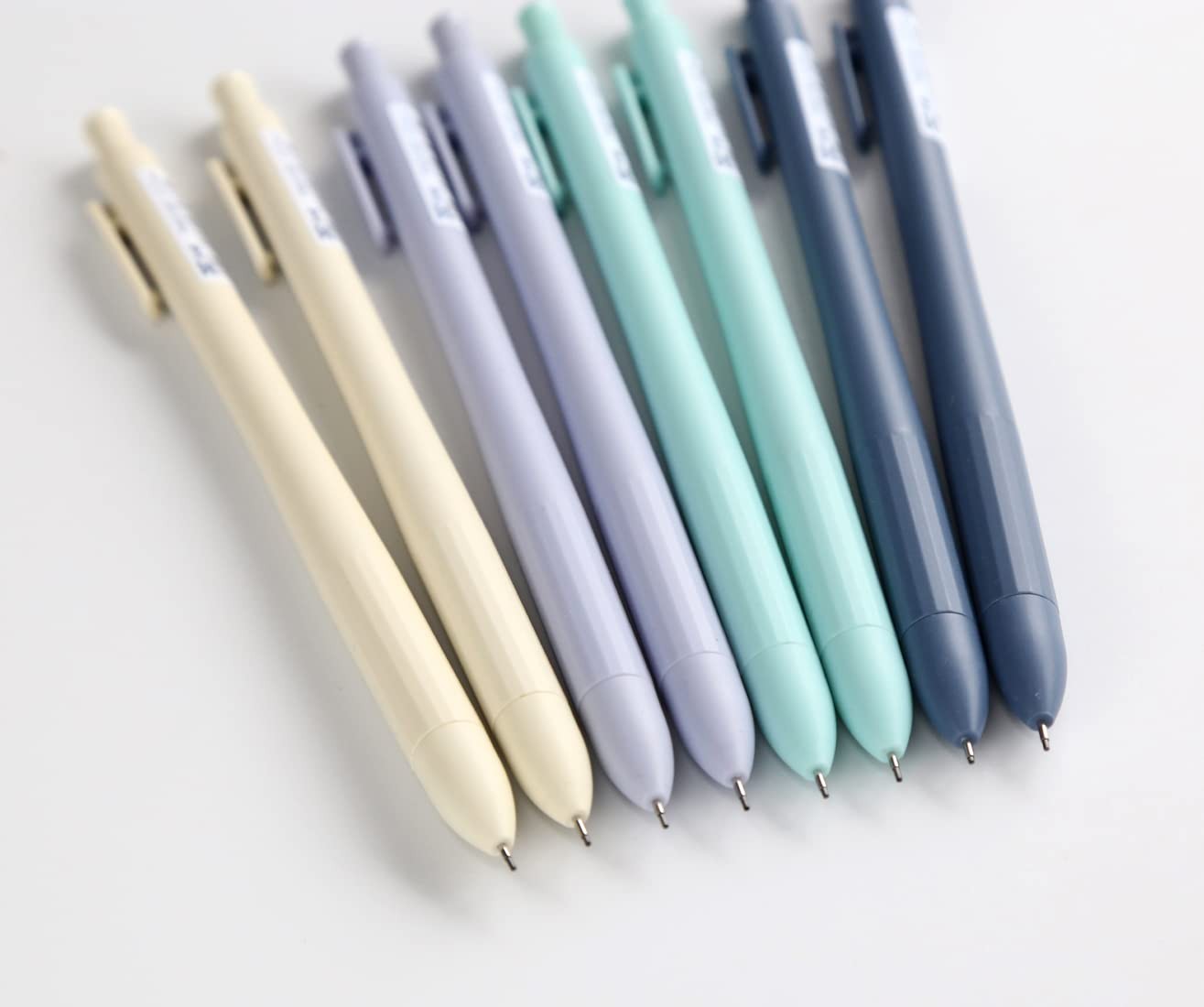 8 PCS 0.7mm Solid Color Mechanical Pencil Set for Writing Drawing School