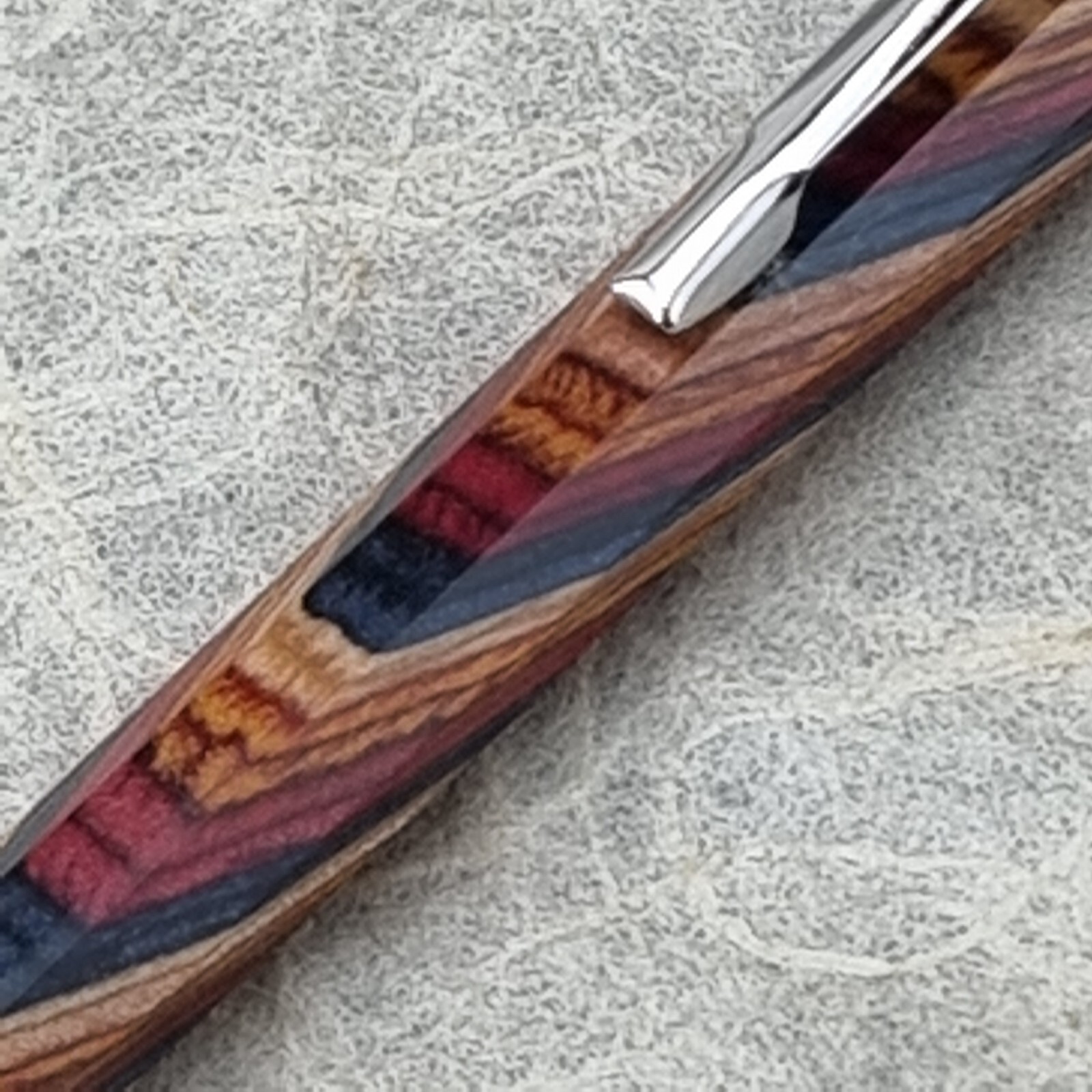 Hand Crafted Pentel P-205(0.5mm) Mechanical Pencil with Octagonal Wood Barrel