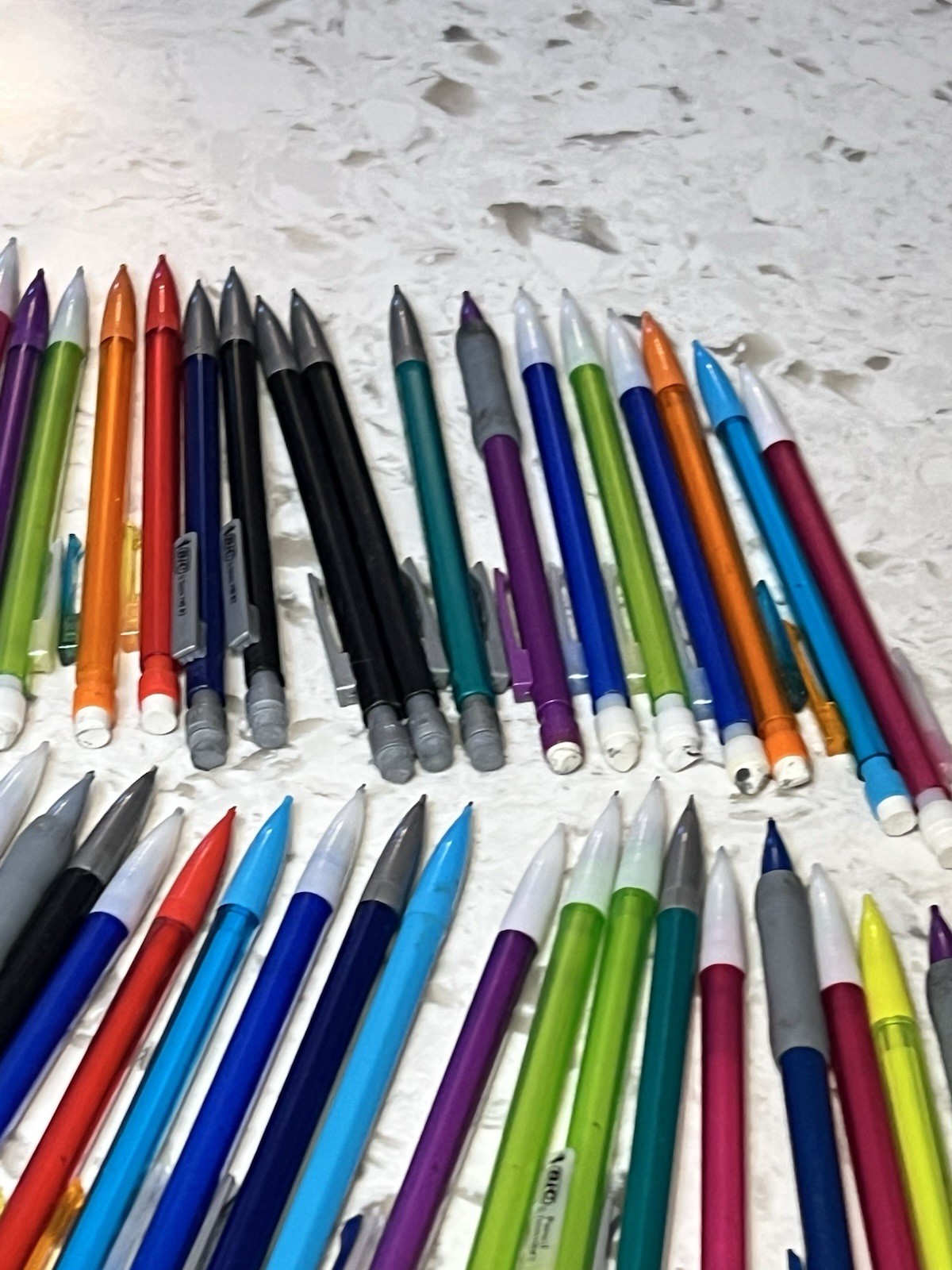 BIC Mechanical Pencil Lot 50+ Mixed 0.5mm 0.7mm #2 Bulk School Office Kids