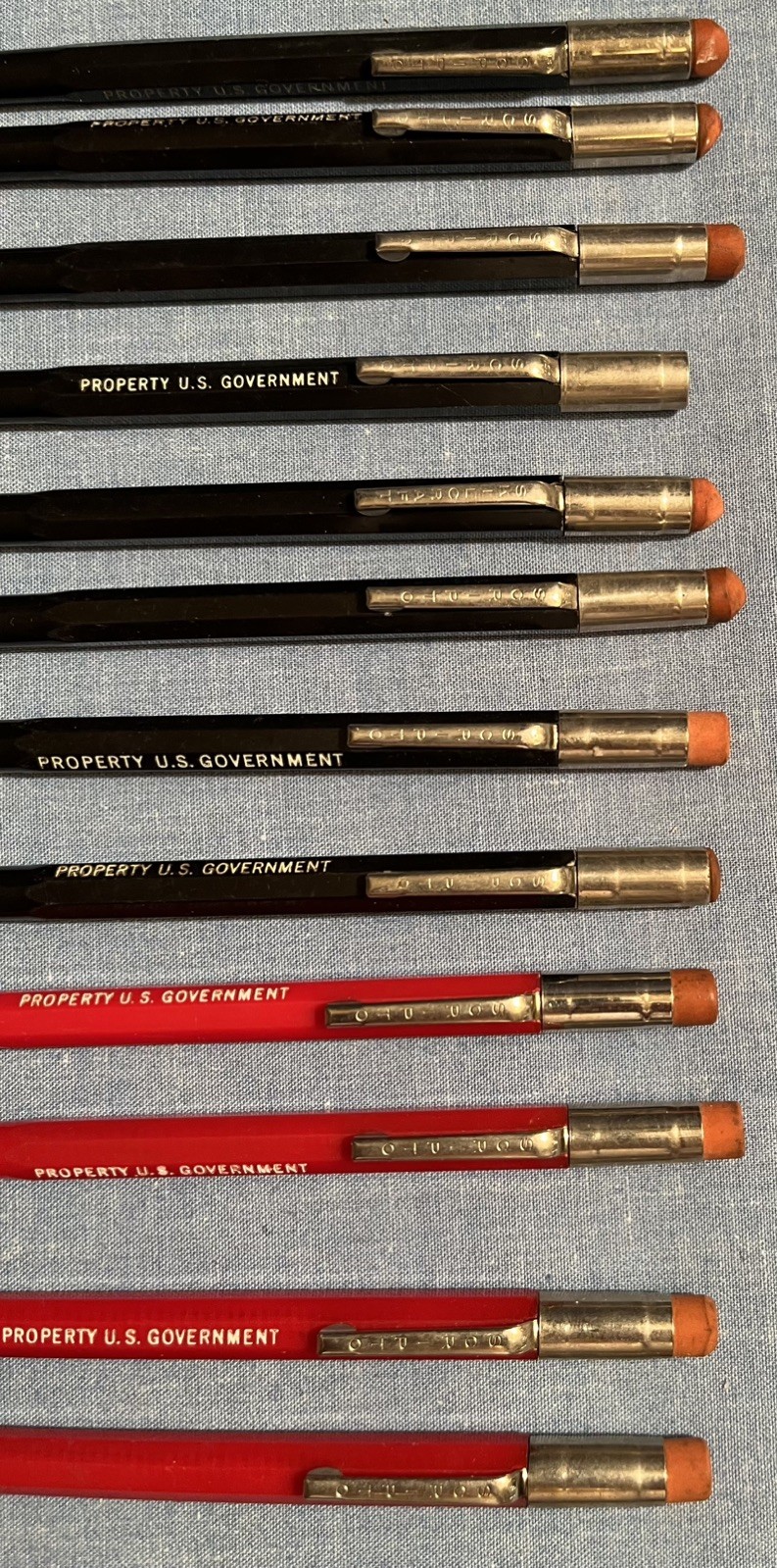 Vintage Lot 12 Scripto Mechanical Pencils Property U S Government