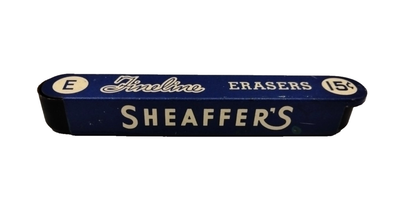 Vintage Eagle Mikado Semaphore & Autopoint Leads Sheaffer Fineline Eraser Tin