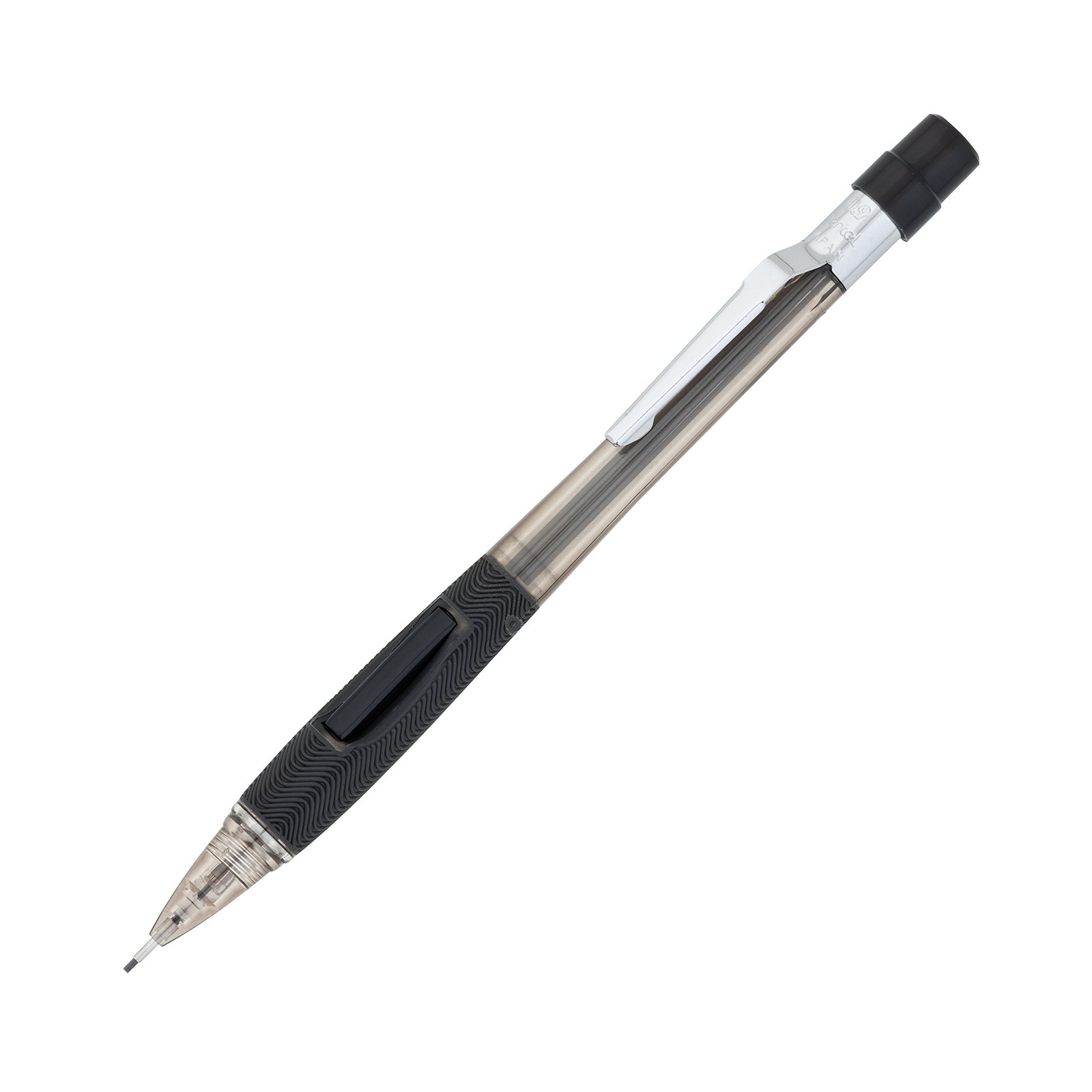 Burgundy Mechanical Pencils Pack of 2 with Comfort Grip and Eraser 0.9mm