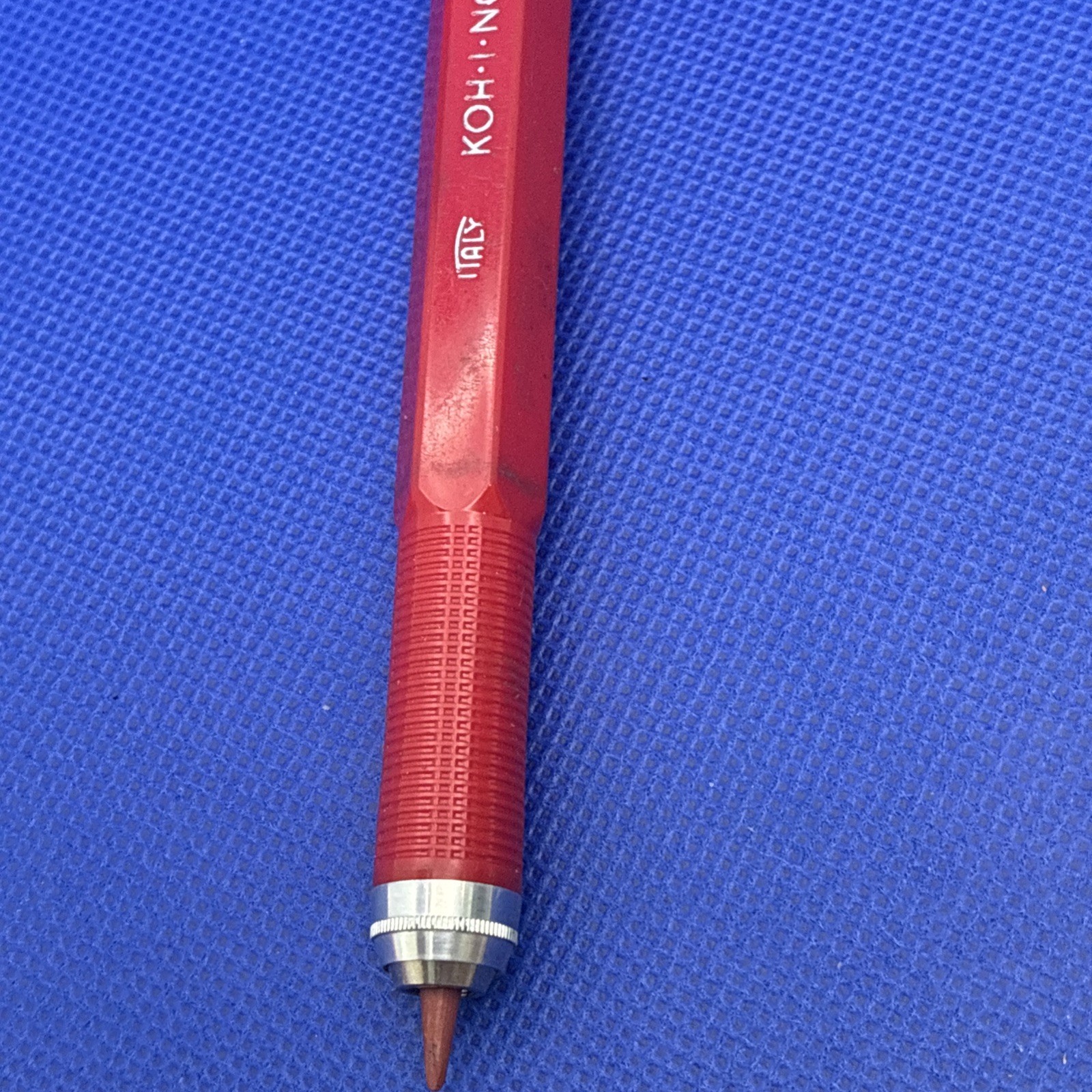 Vintage Koh-I-Noor Mechanical Technical Clutch Pencil #48 Red Jumbo Germany