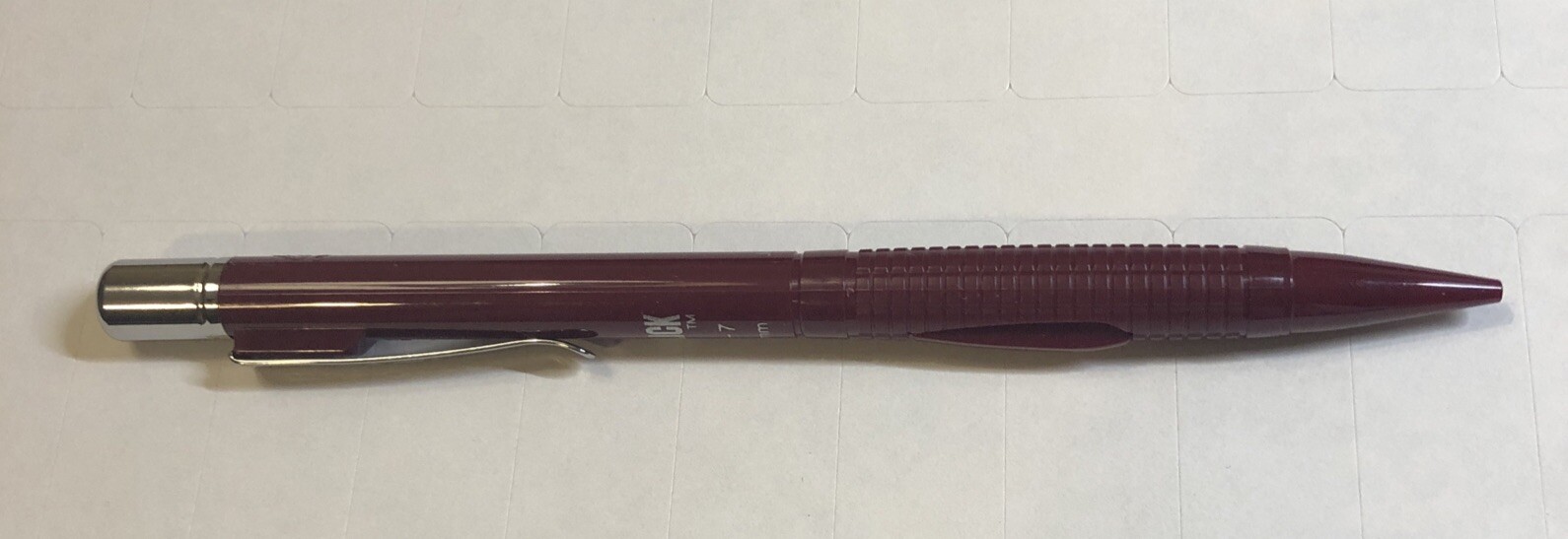 Berol Automatic Pencil Side Klick Vintage 1992 – 1 Pencil Maroon Barrel 0.7 mm