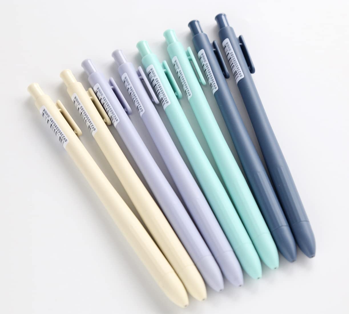 8 PCS 0.7mm Solid Color Mechanical Pencil Set for Writing Drawing School