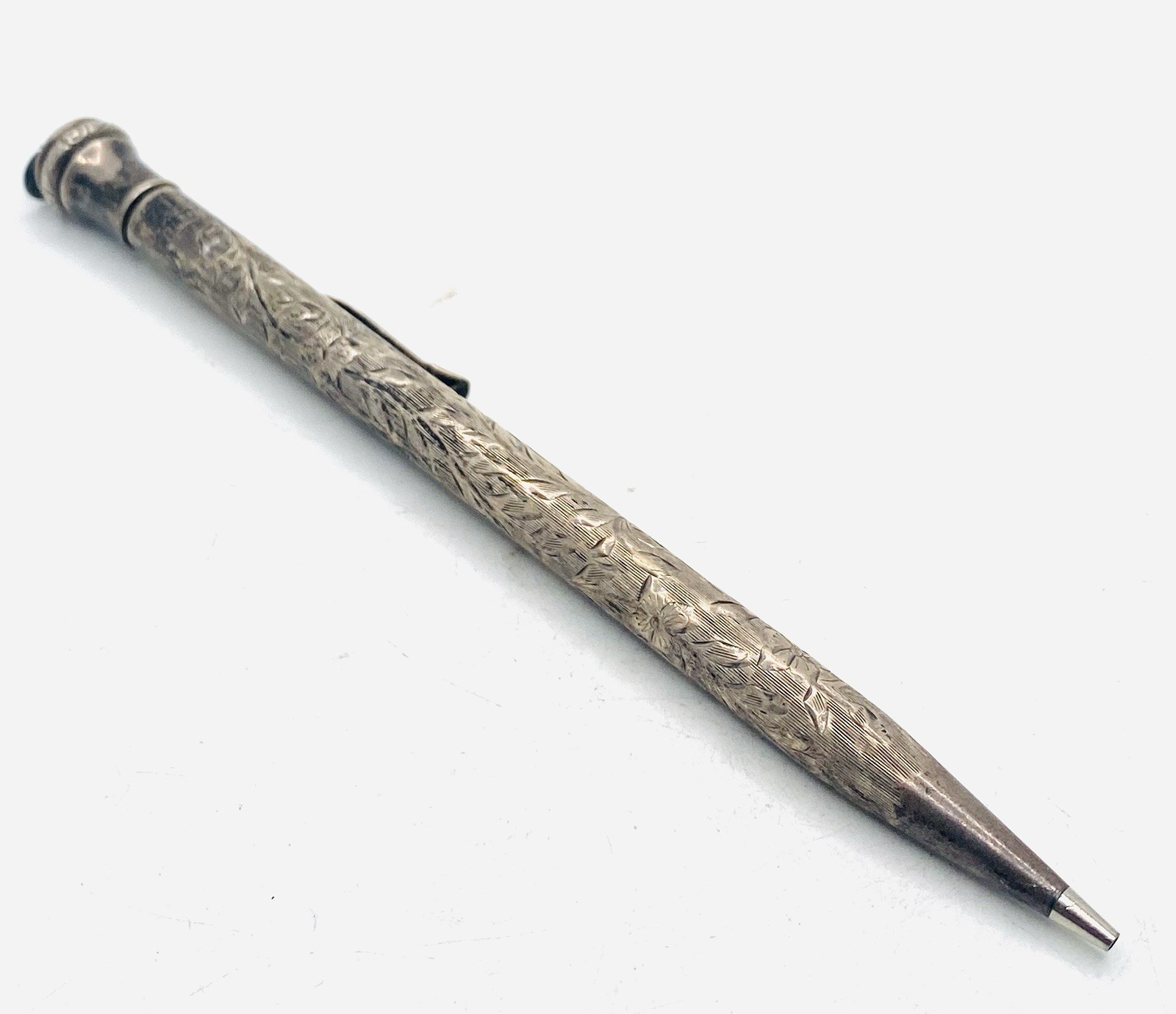 Antique Vintage Wahl Eversharp 925 Sterling Silver Mechanical Pencil Ornate Y3