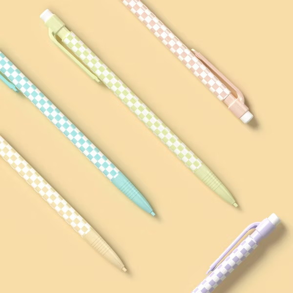 5pk Fashion Writing Mechanical Pencils – up&up