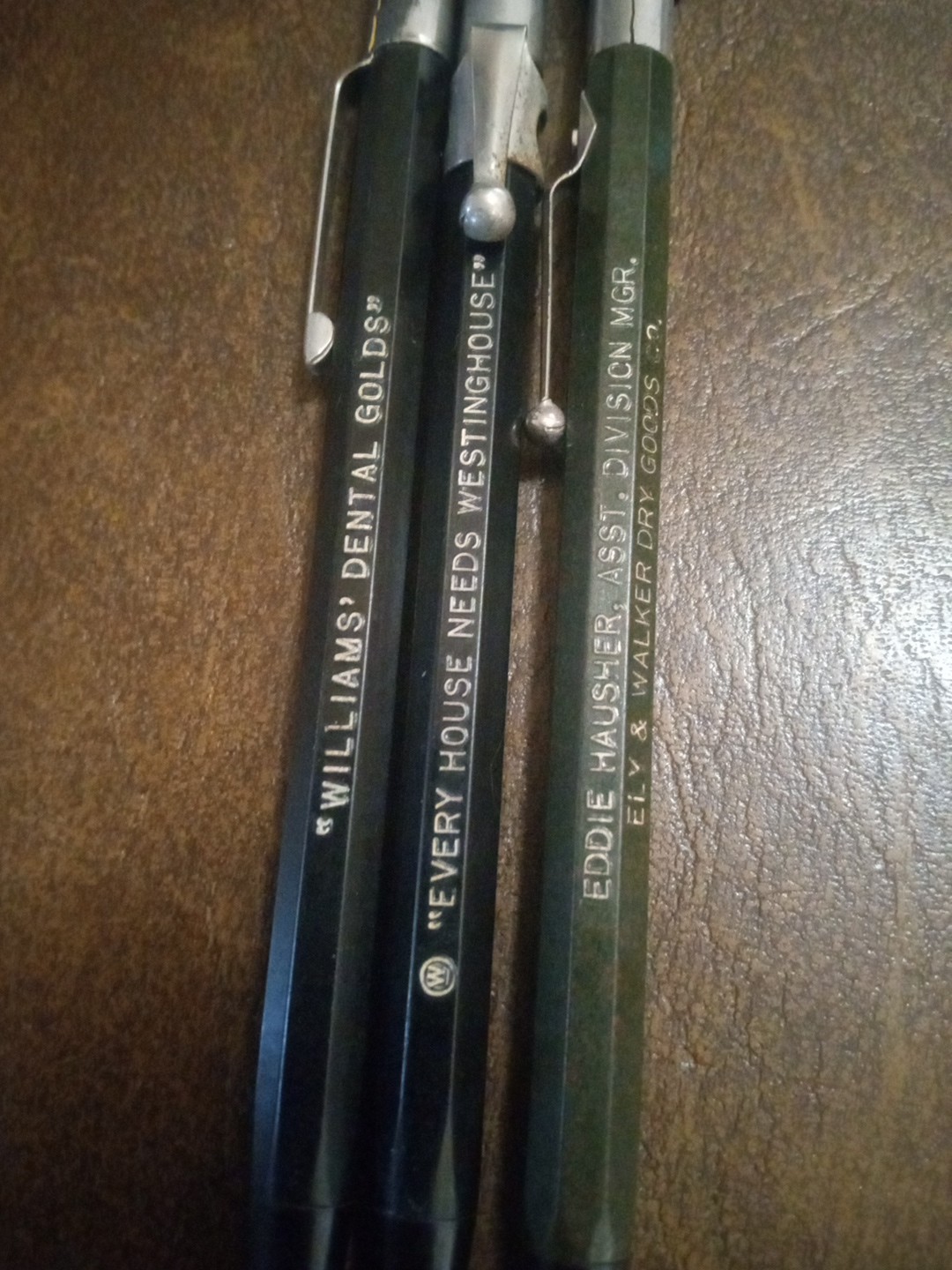 Vintage Realite Mechanical Pencils Lot Of 3 USA Light Damage Works Great Rare