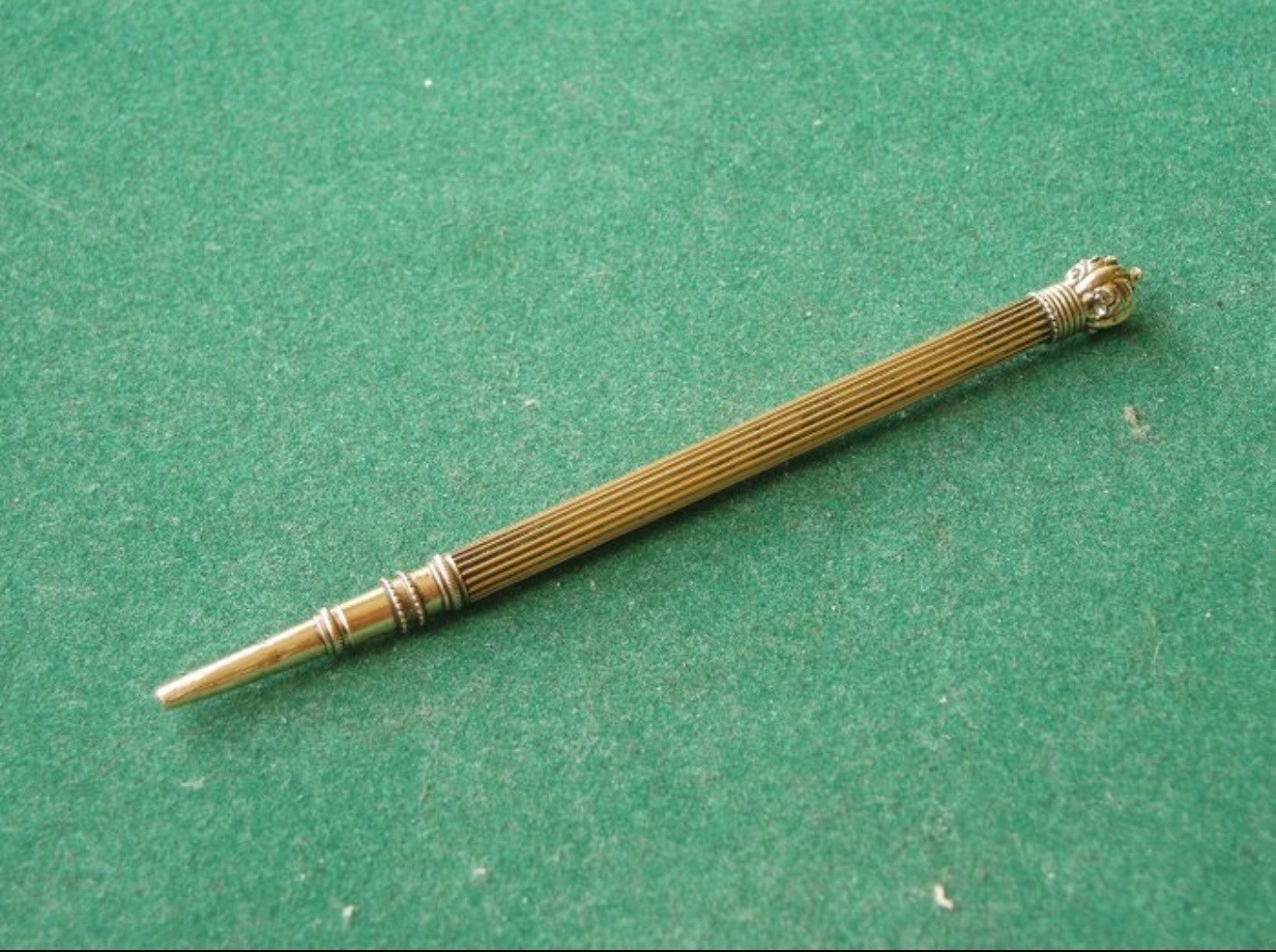 Antique Coronation 14k Solid Yellow Gold Mechanical Pencil