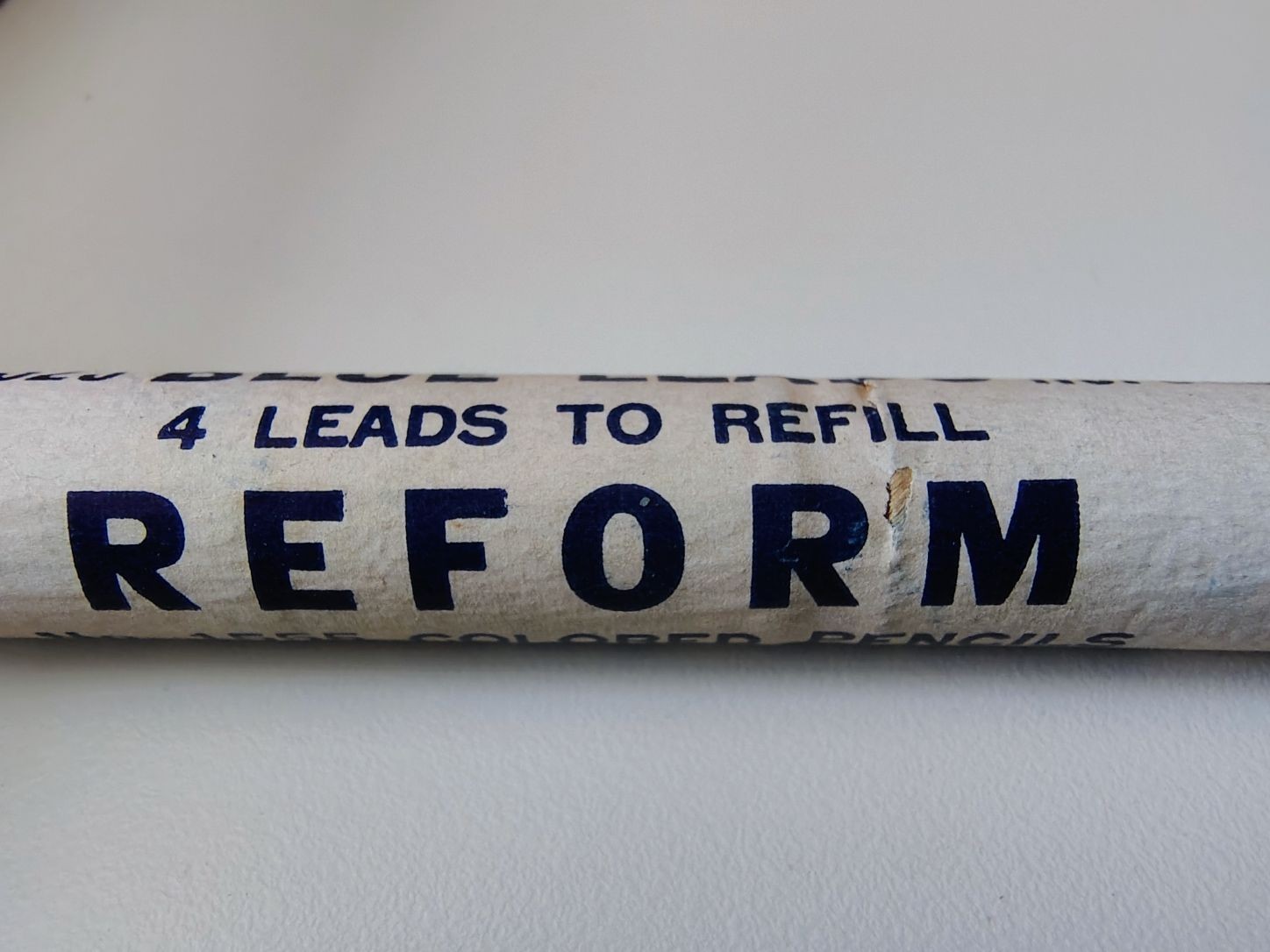 4-NOS Vintage Eberhard Faber Reform Mechanical Marking Pencil Leads Blue No. 525