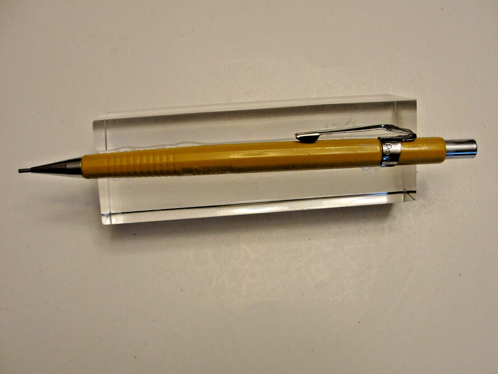Vintage Pentel P209 Yellow Mechanical Pencil