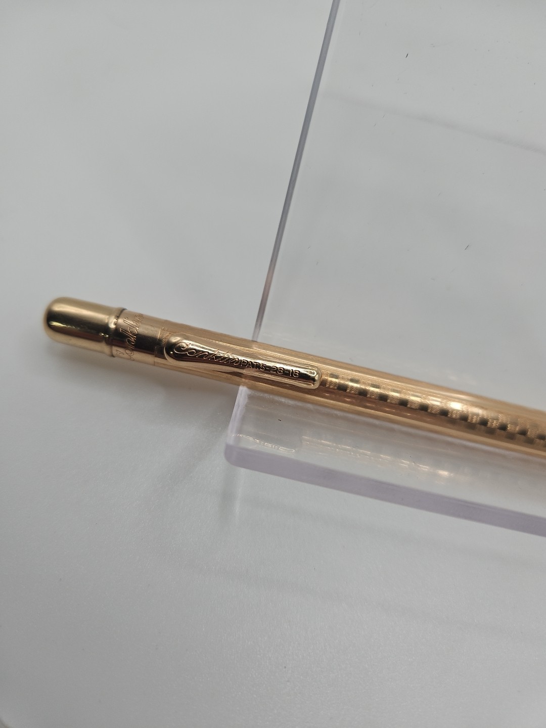 Vintage Conklin 10k Rolled Gold Mechanical Pencil Patent 1920