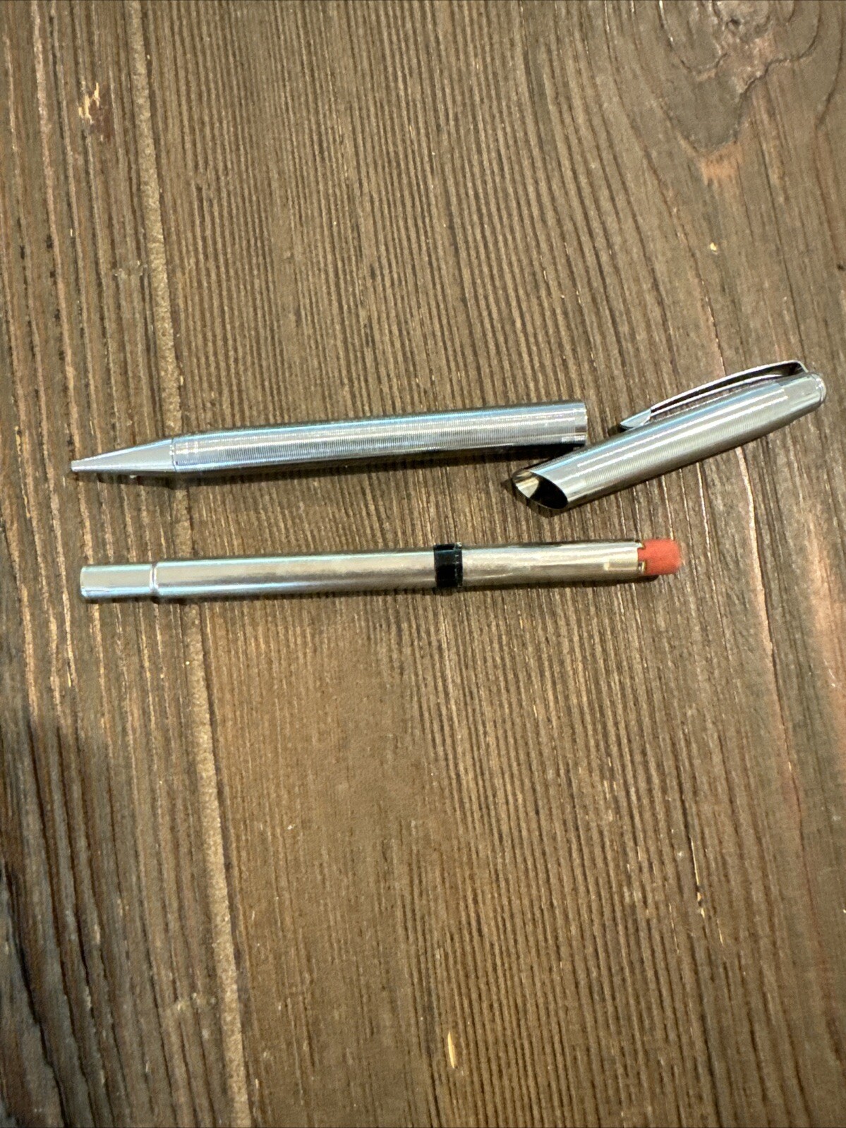 VTG Ritepoint Mechanical Pencils Chrome Silver Tone 5” Long Set Of 2