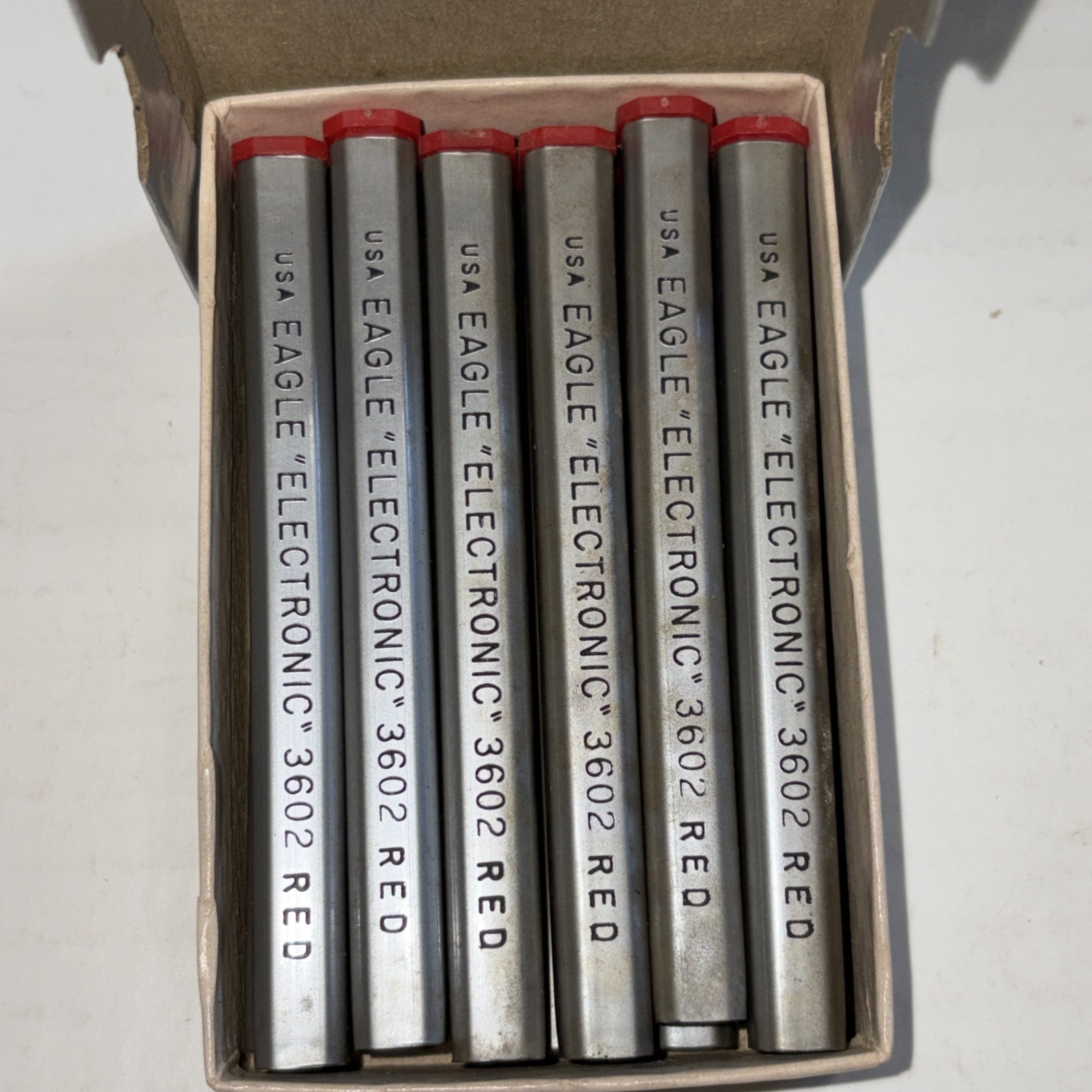 Red Eagle Electronic 3602 Refill Leads 036”x2 3/4” Box Of 12 Tubes