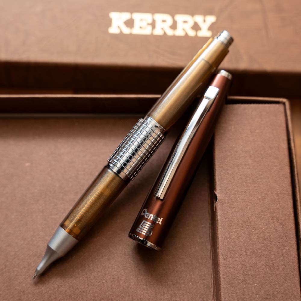 Pentel Kerry 0.5mm Mechanical Pencil Limited Edition SEASAR Brown Japan