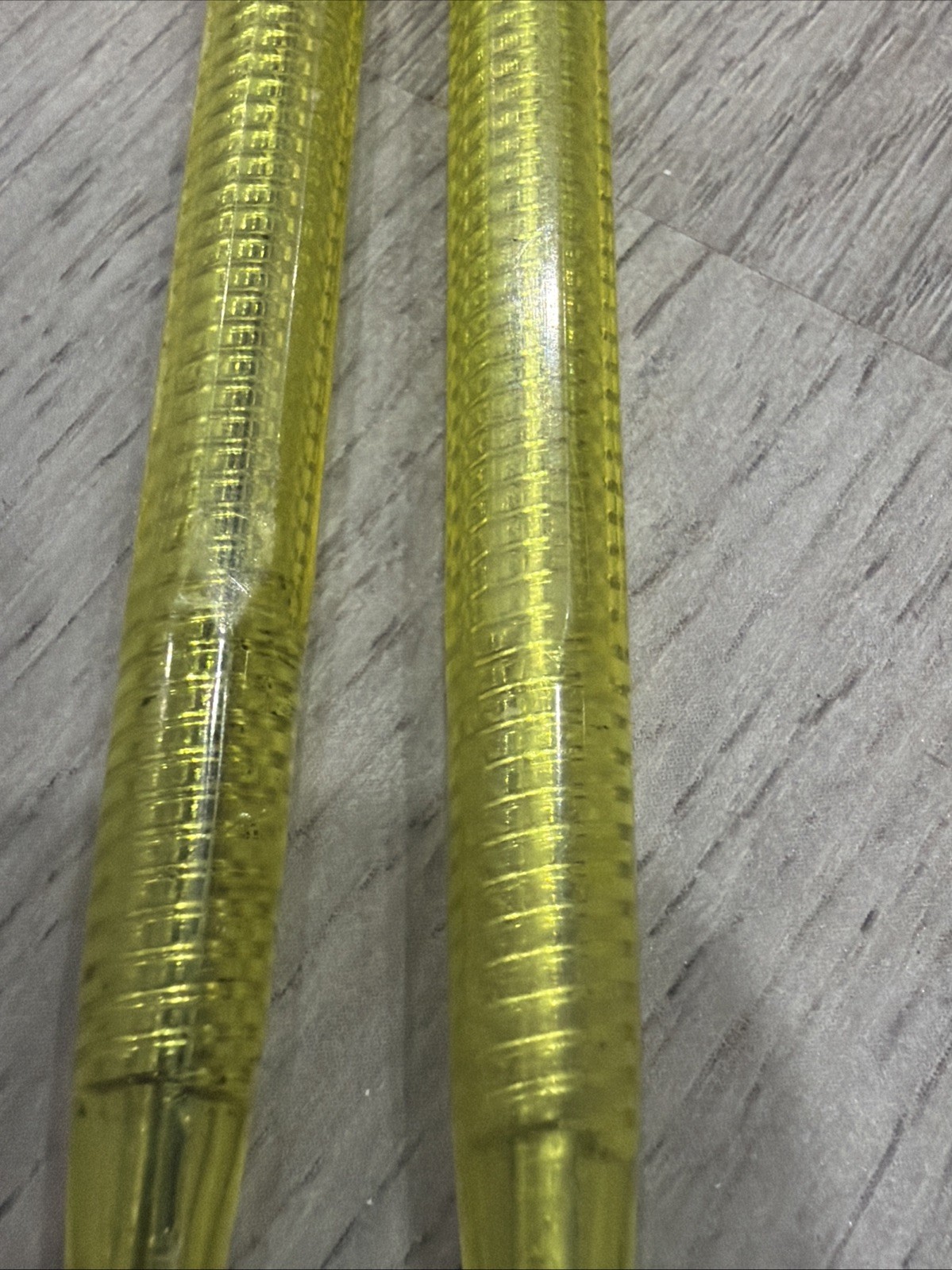 Scripto Classic K780 Transparent Yellow Lot Of 2