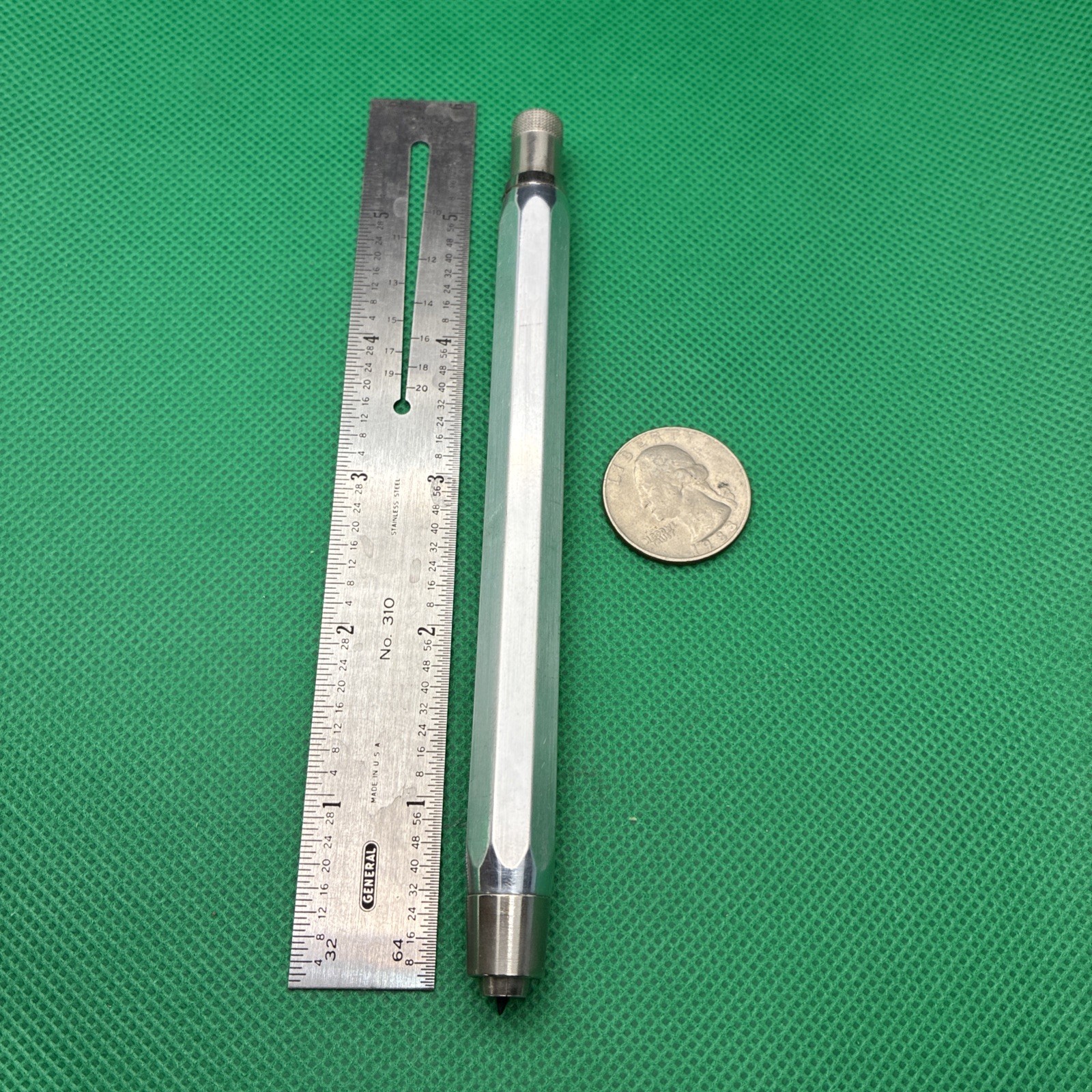 Vintage mechanical clutch pencil aluminum 5.6mm sketch pencil JUMBO