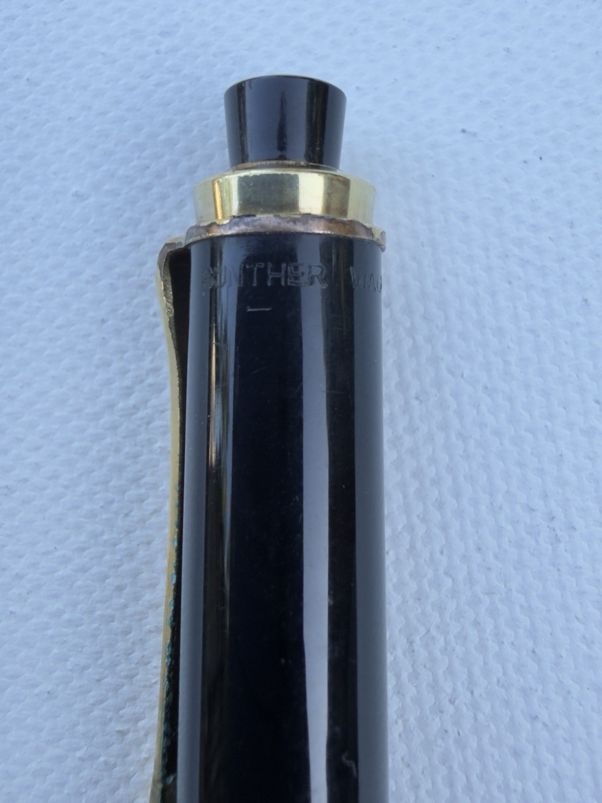 Vintage Pelikan Mechanical Pencil Wagner in Black & Gold for 1.18mm Leads