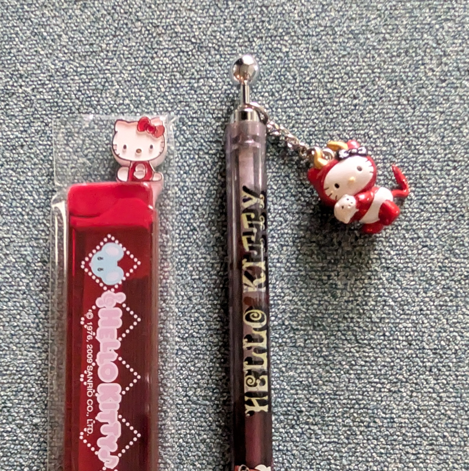 Very Rare Hello Kitty Mechanical Pencil & Lead Refills Kitty Baby 2006 & 2009