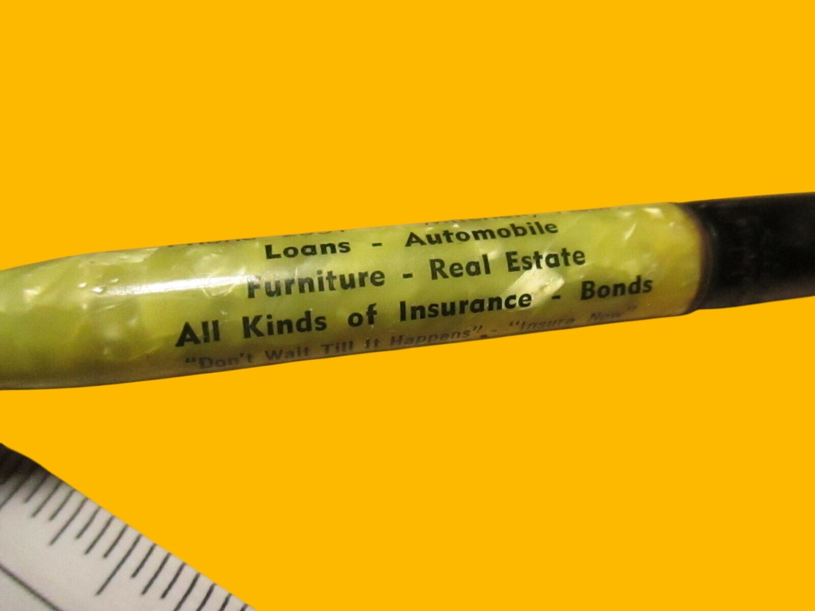 Vintage Mitchell Nebraska Insurance Agency Mechanical Pencil Ritepoint St Louis