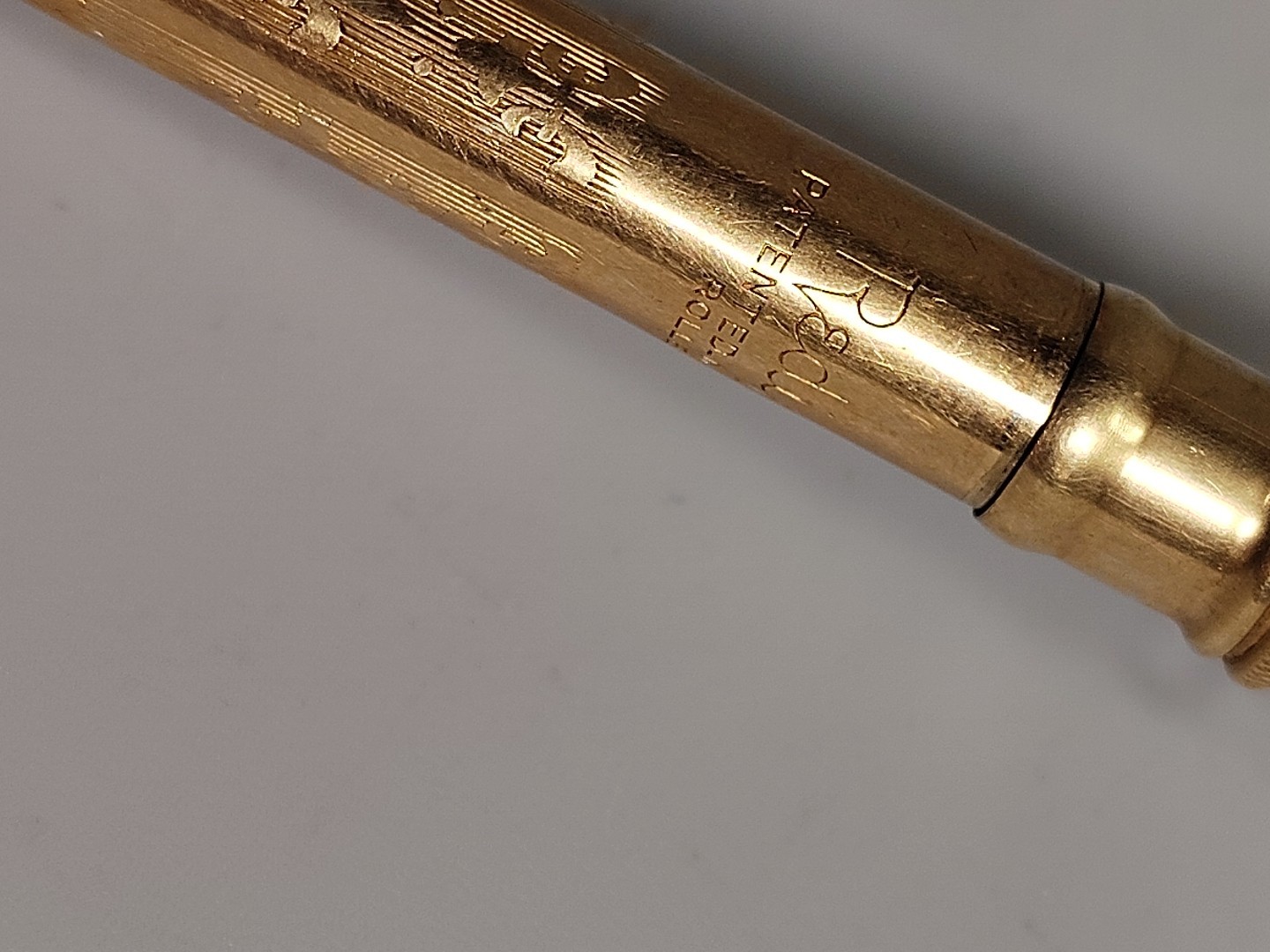 Redipoint 4” Chatelaine Deco Fleur De Lis Design Rolled Gold Mechanical Pencil