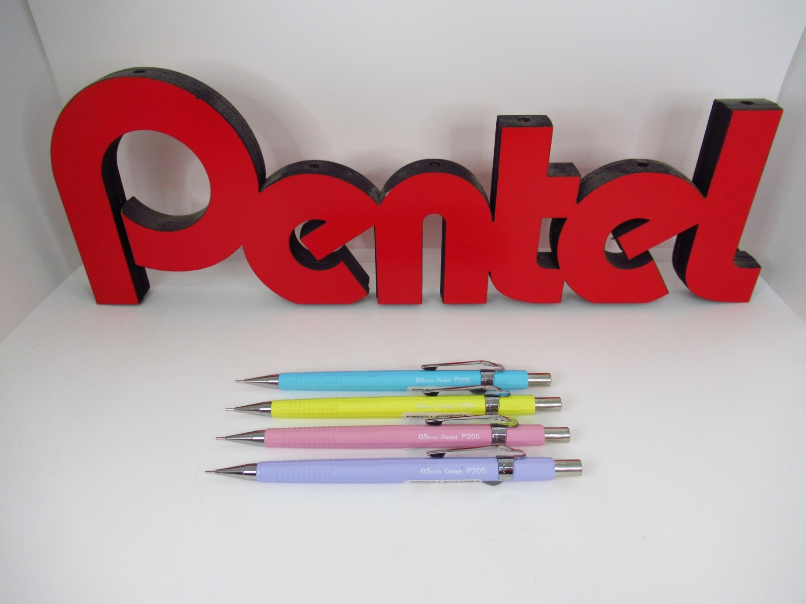 Pentel P205 Pastel Set, Set of 4 (Brazil)