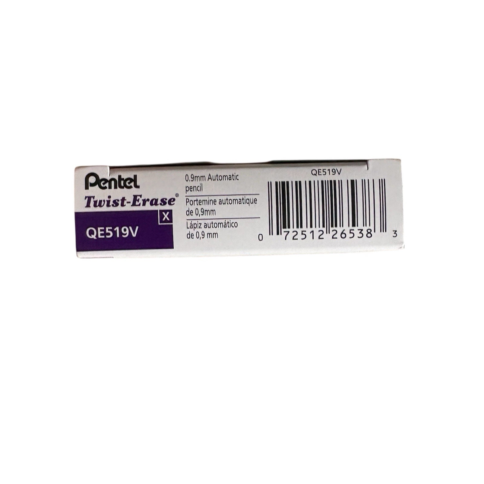 Twist-Erase Mechanical Pencil, (0.9Mm), Violet Barrel, Box of 12 (QE519V)