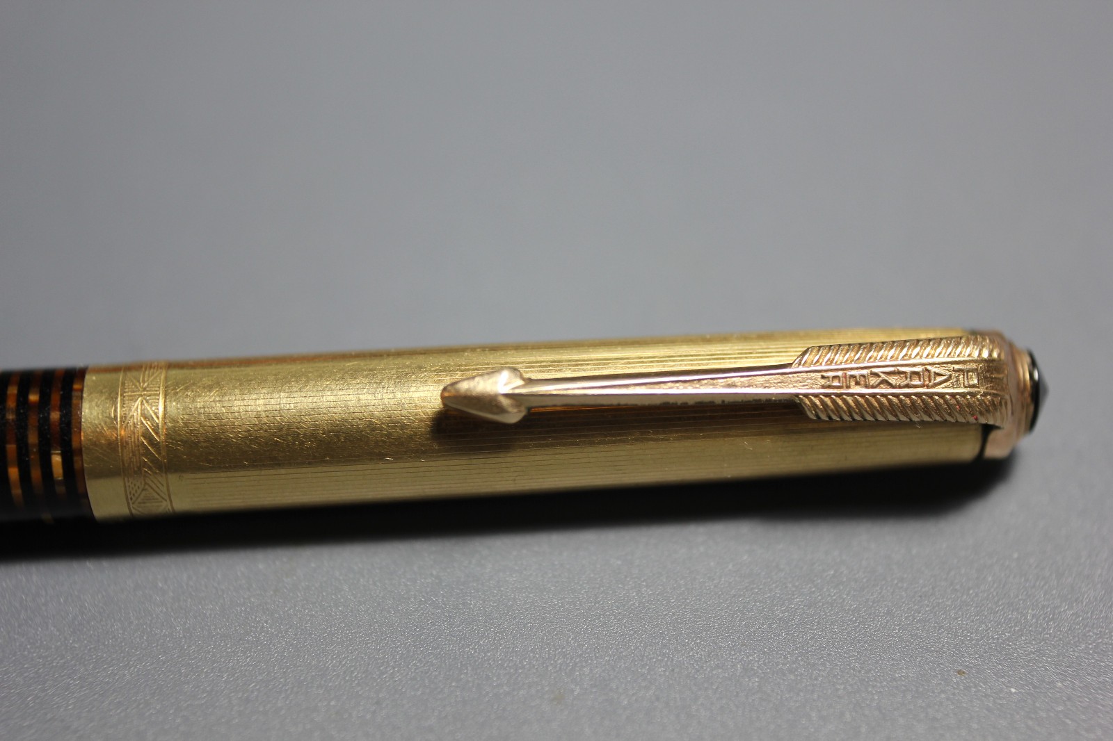 Rare Parker Imperial Vacumatic Pencil Gold Filled *Made in Canada, Golden Pearl