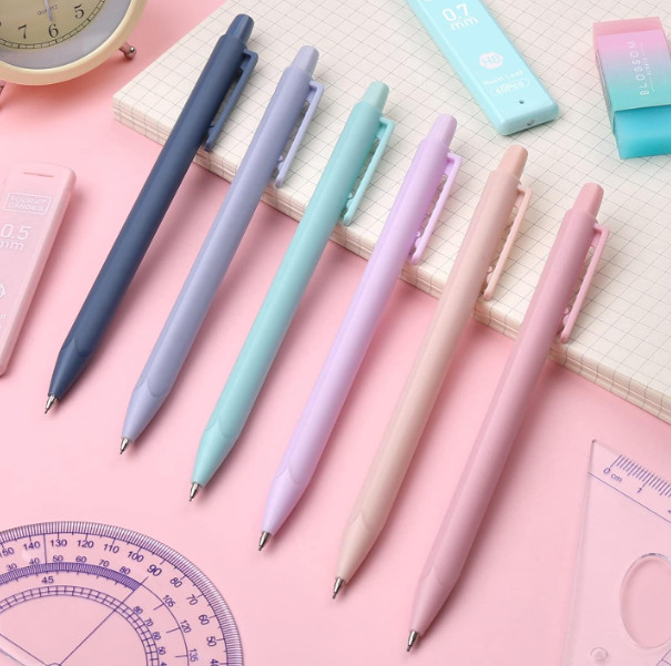 Four Candies Cute Mechanical Pencil Set, 6-Pack 0.5/0.7mm | 360 Lead Refills, 3